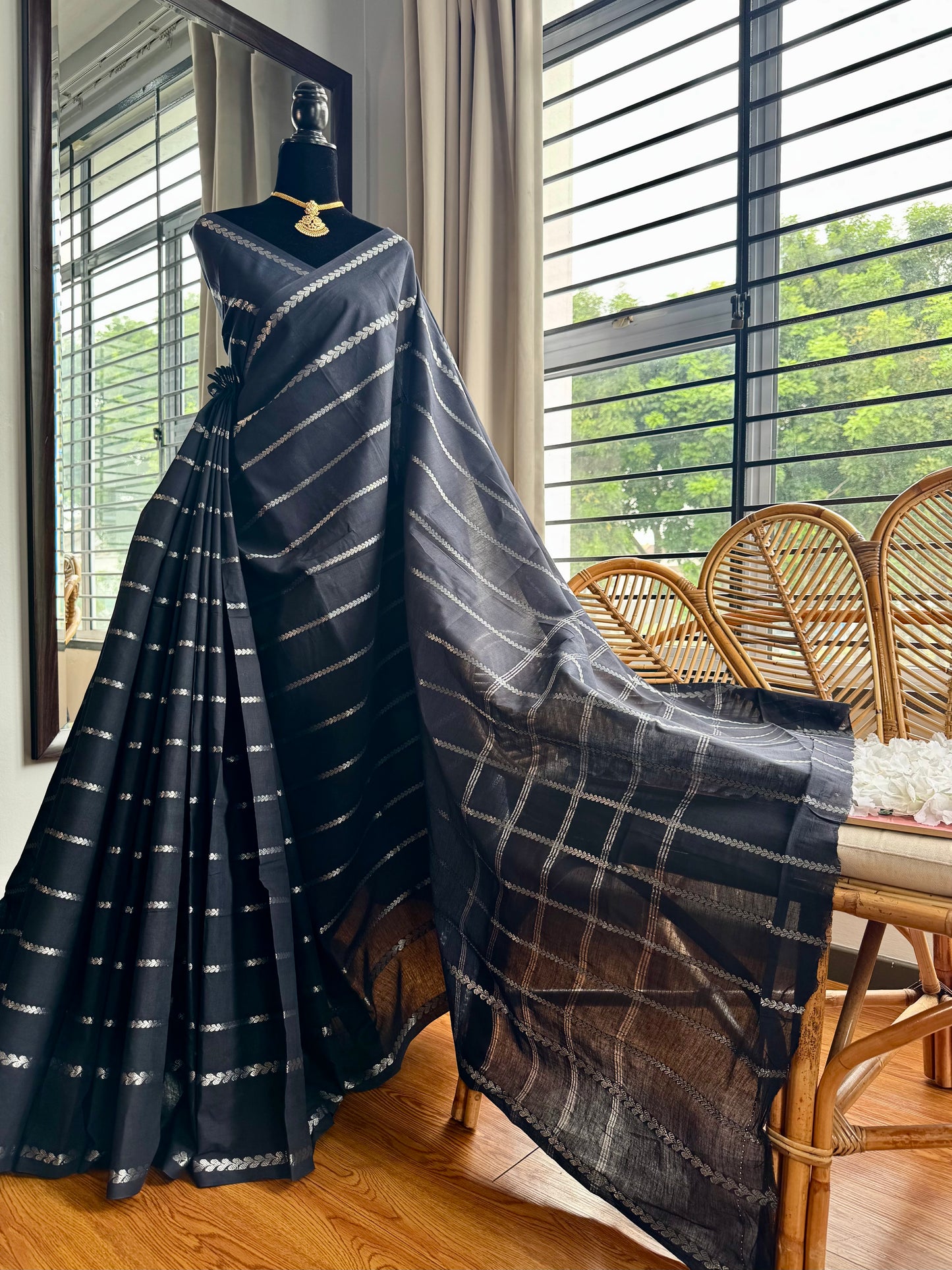 Sungudi cotton saree