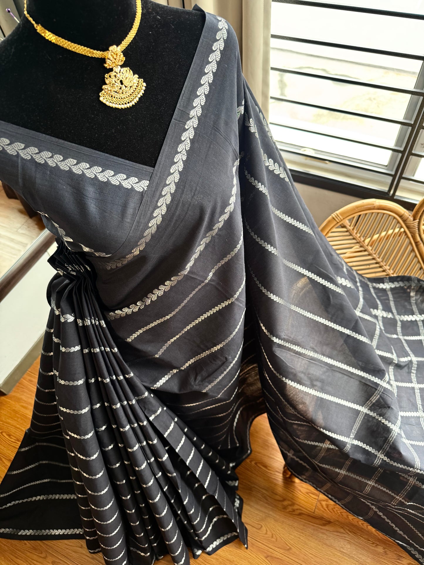 Sungudi cotton saree