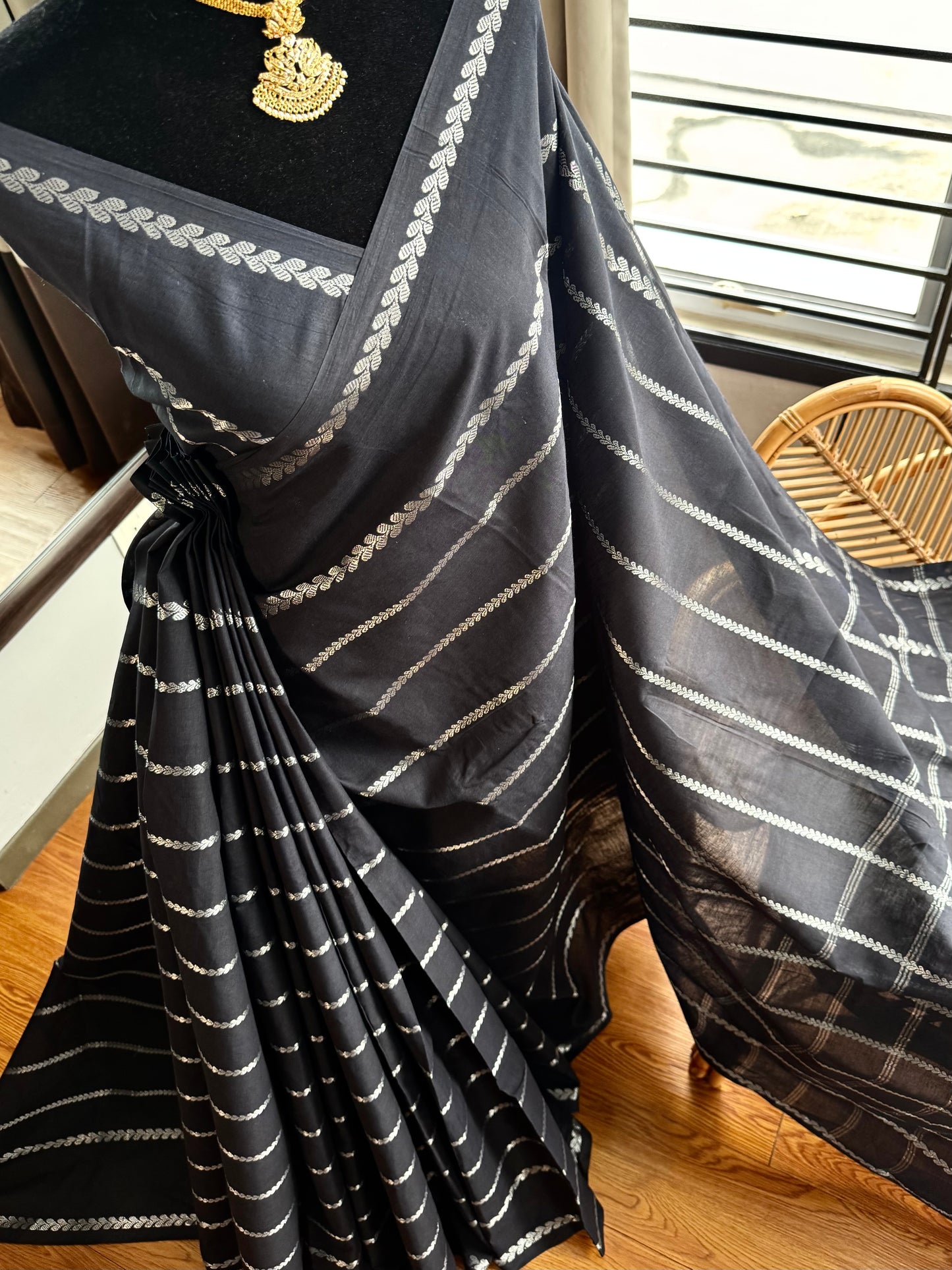 Sungudi cotton saree