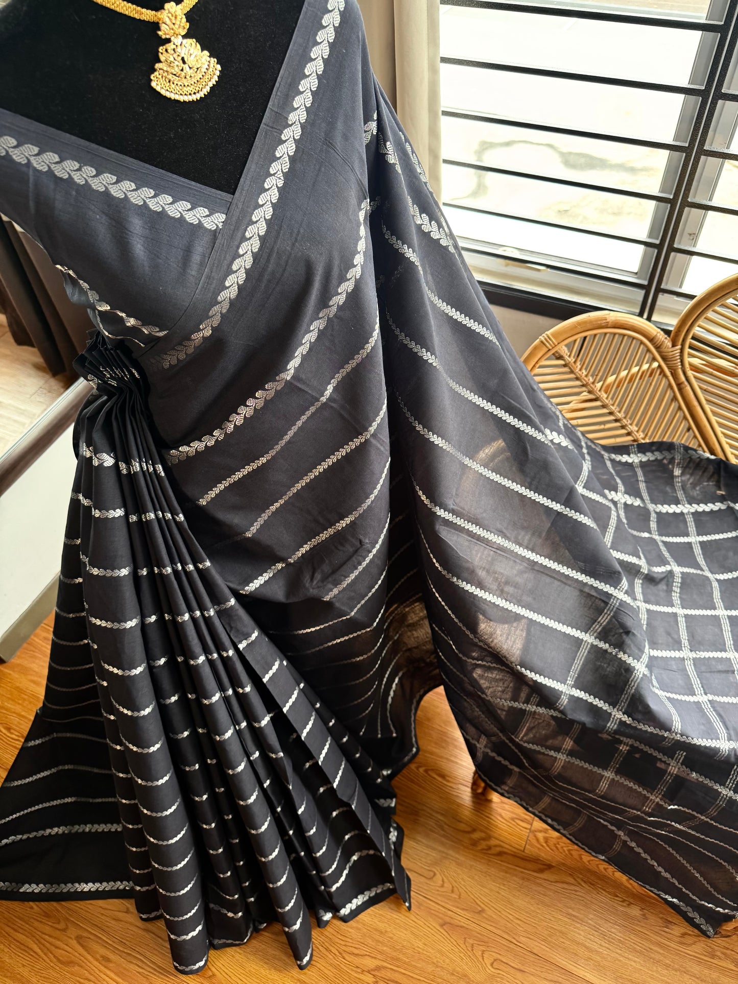 Sungudi cotton saree