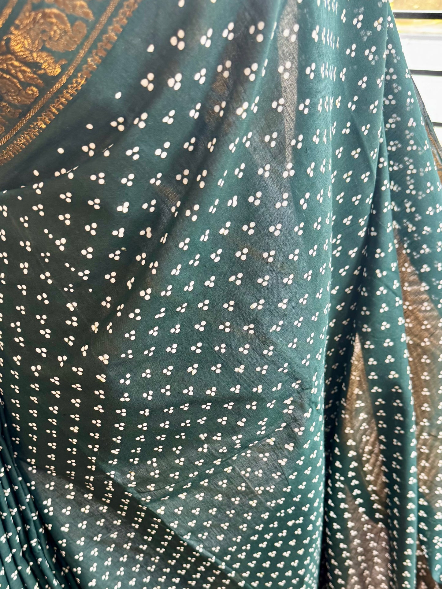 Sungudi cotton saree
