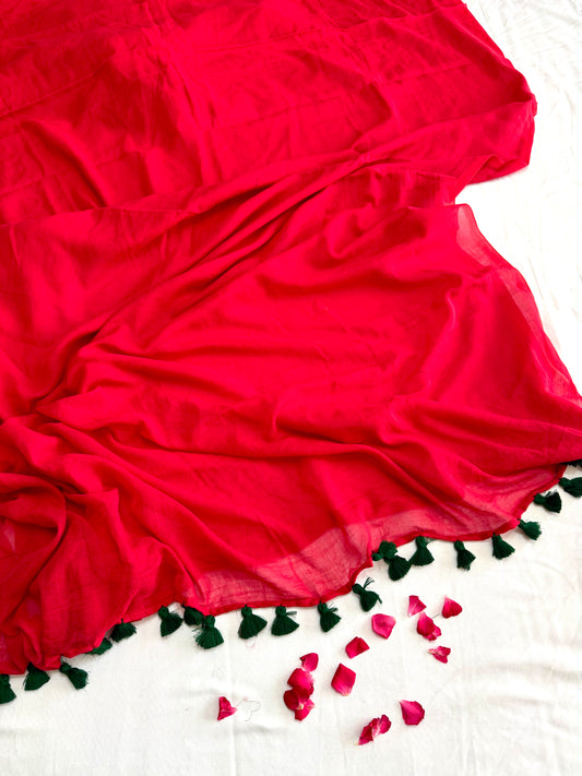 Pure Handloom Cotton Muslin Saree