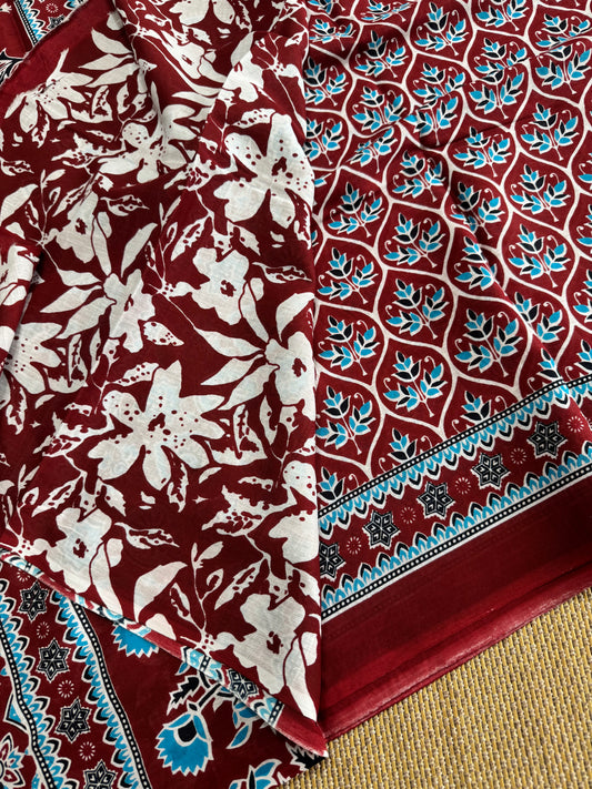 Printed Cotton Saree