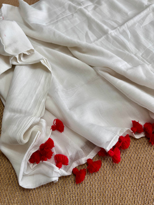 Pure Handloom Cotton Muslin Saree