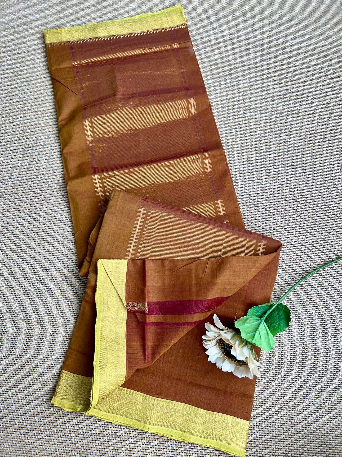 Handloom Mangalagiri Cotton Saree