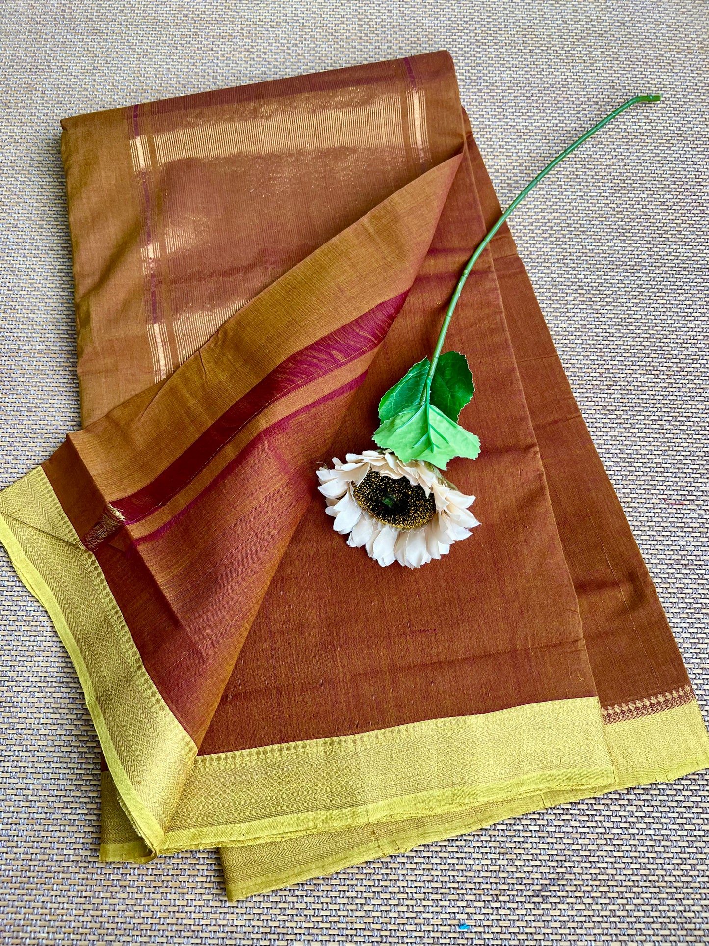 Handloom Mangalagiri Cotton Saree