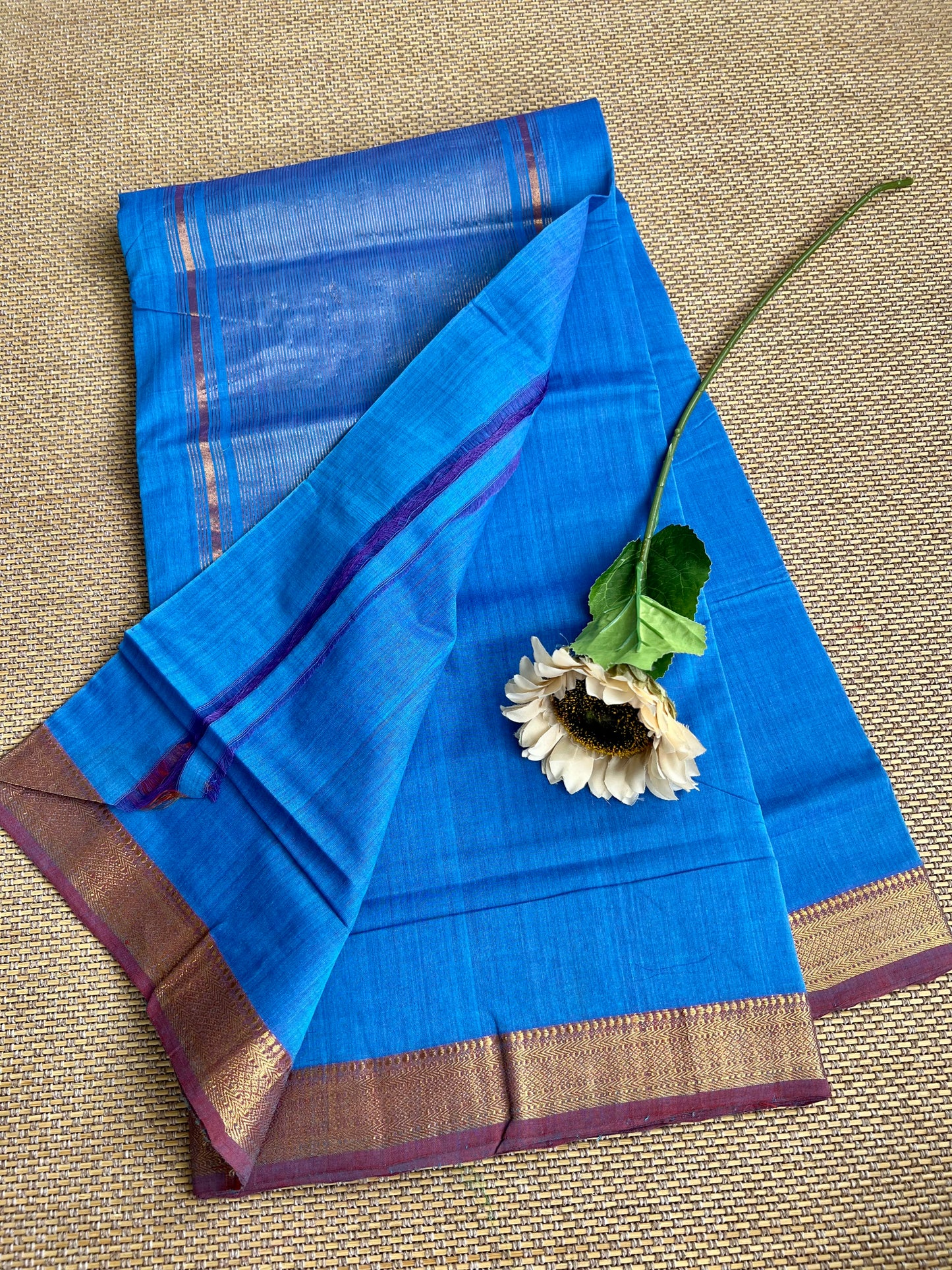 Handloom Mangalagiri Cotton Saree