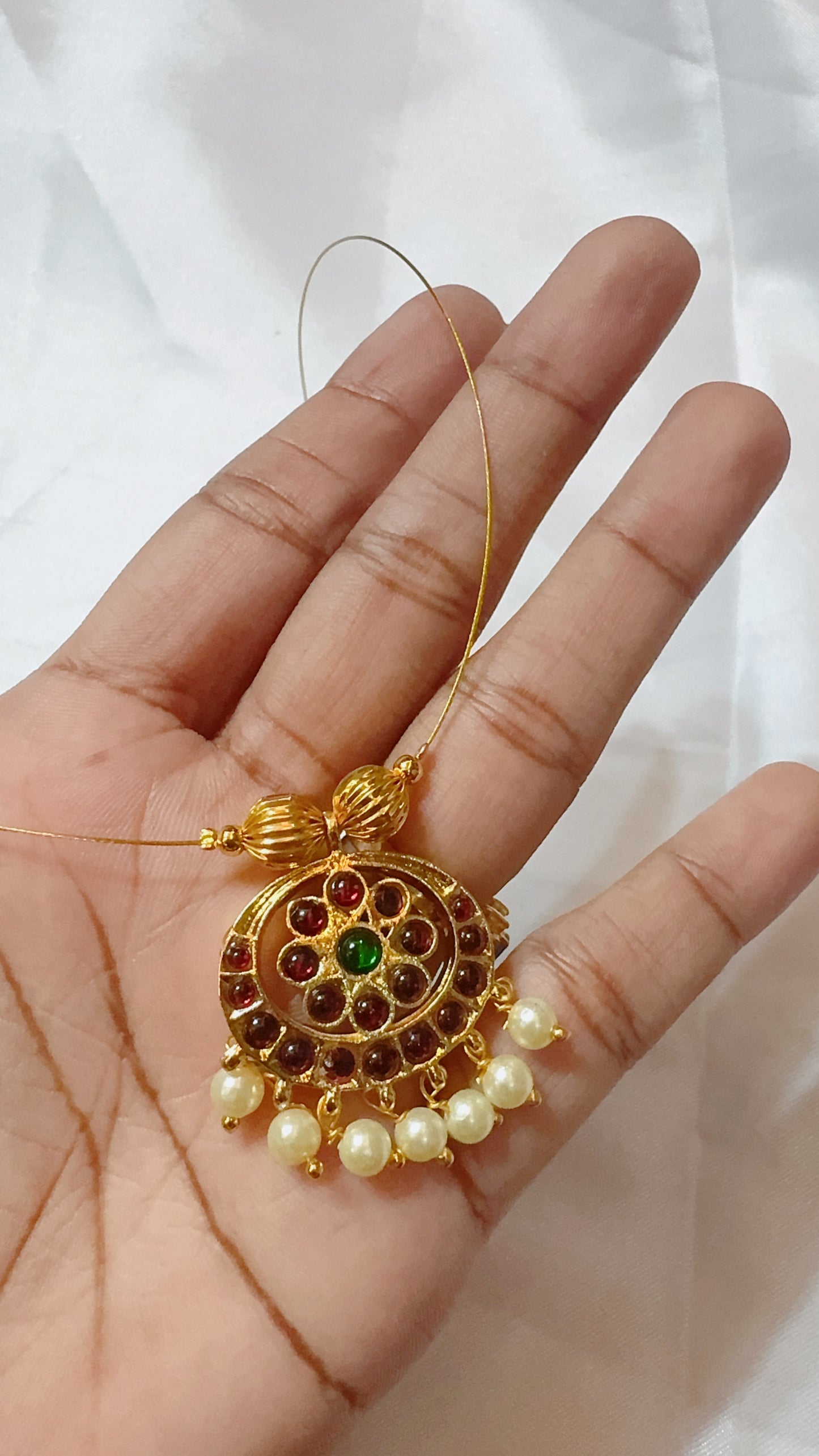 invisible double side kemp pendant