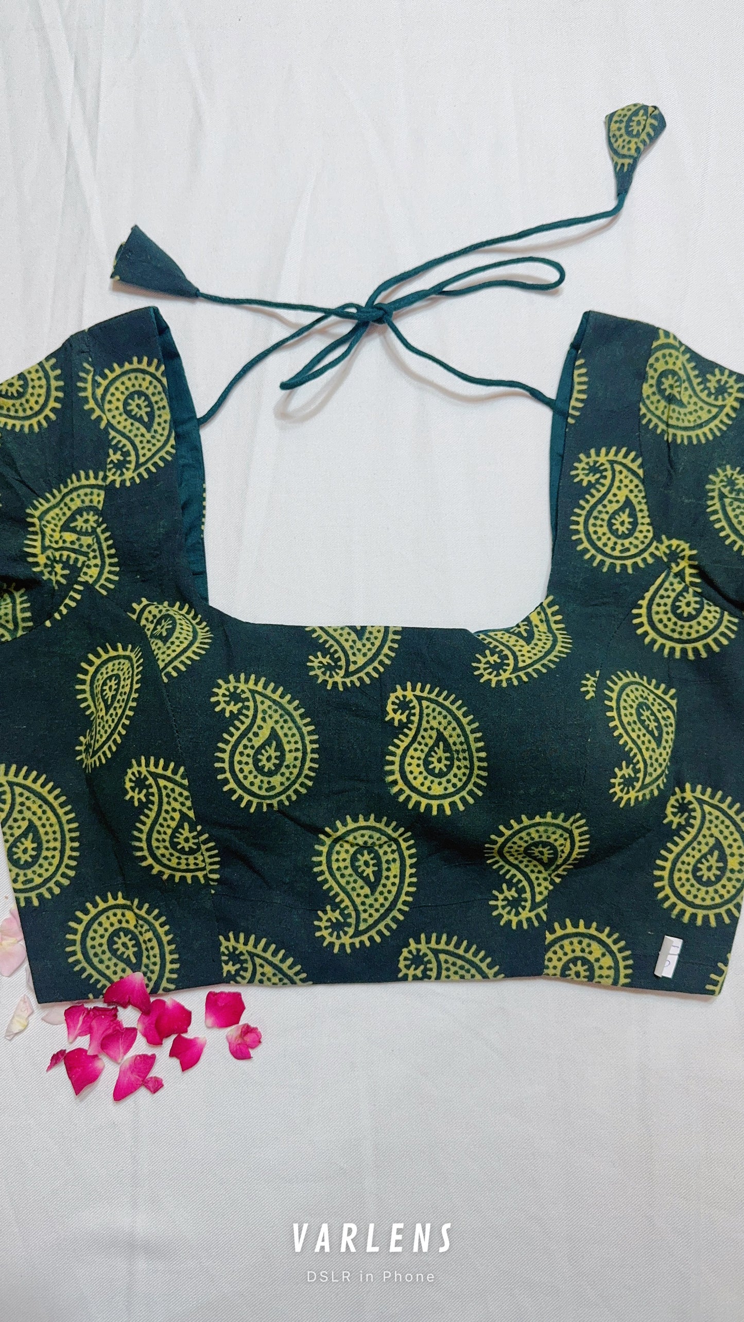 cotton ajrakh ready made blouse