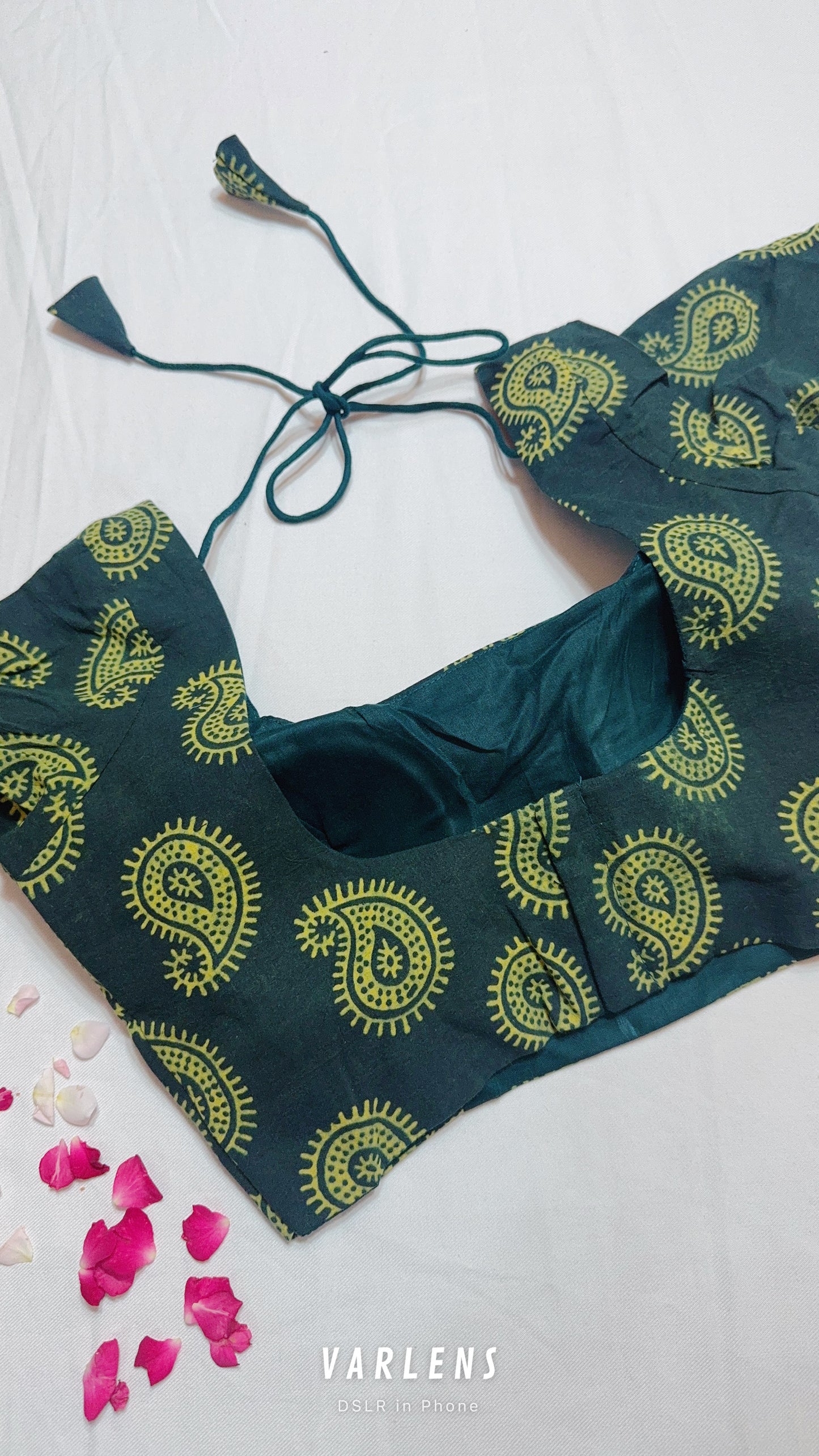 cotton ajrakh ready made blouse