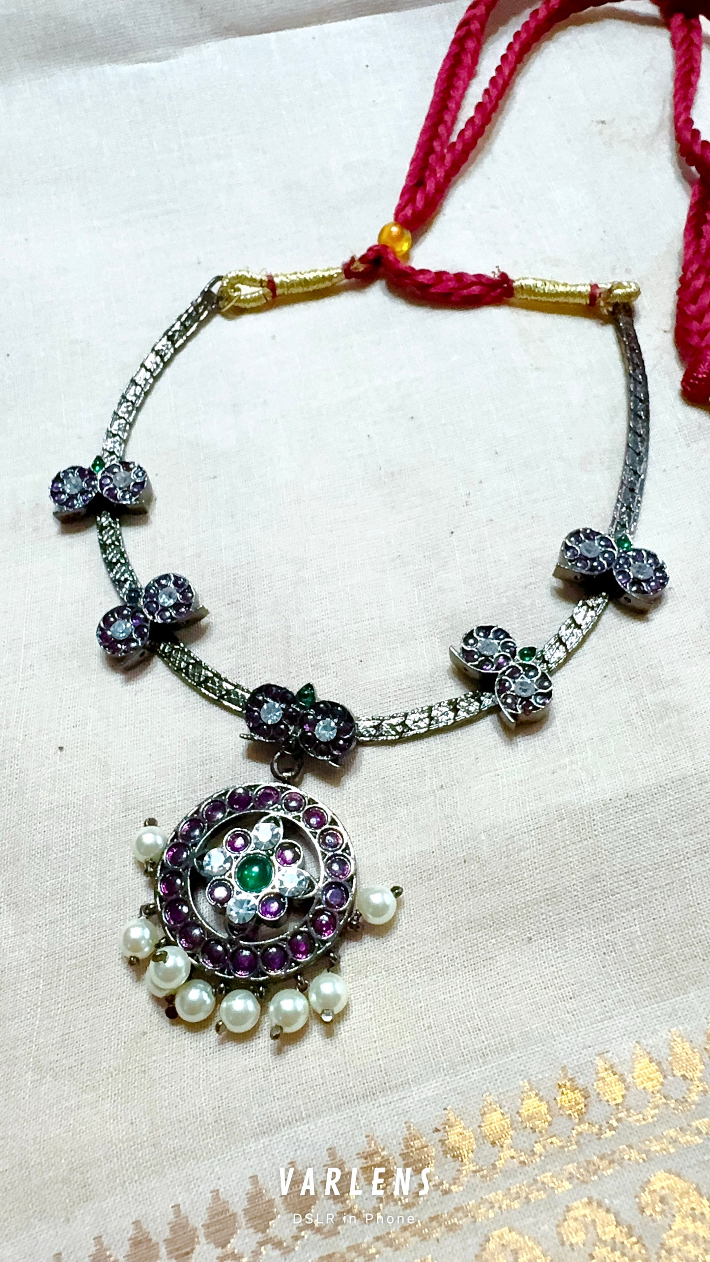 pre order !Black Polish Real Kemp Necklace