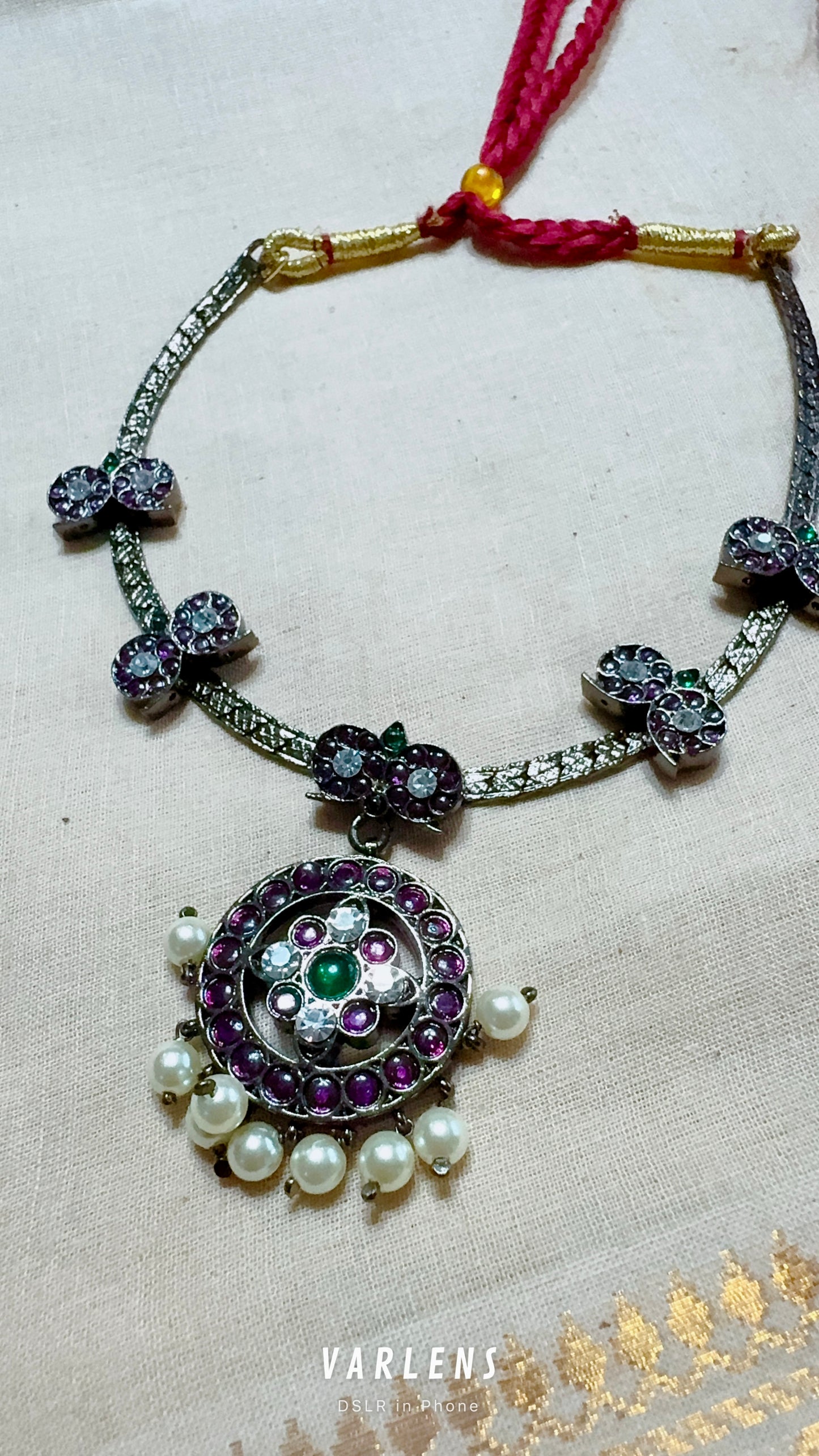 pre order !Black Polish Real Kemp Necklace