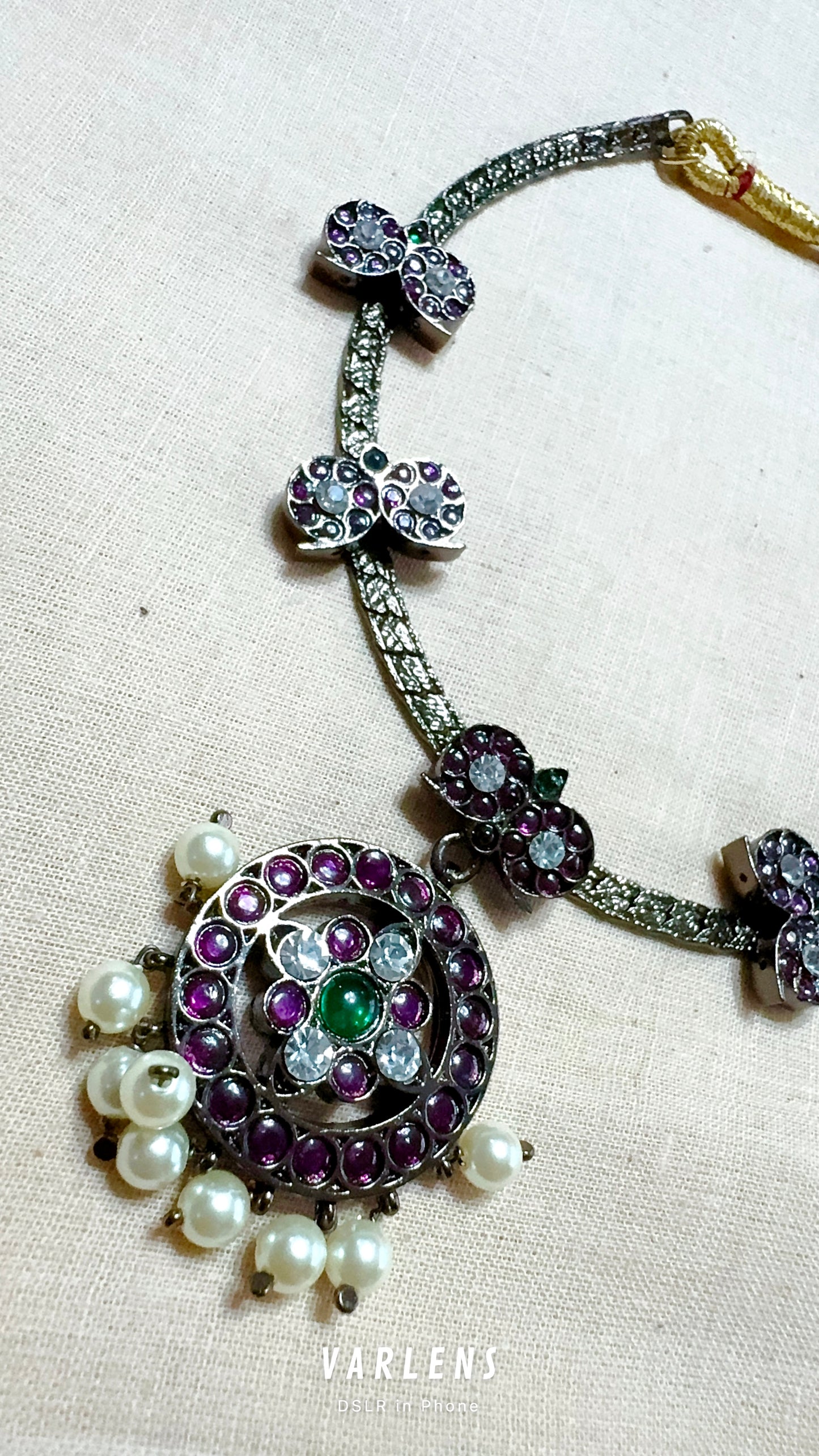 pre order !Black Polish Real Kemp Necklace