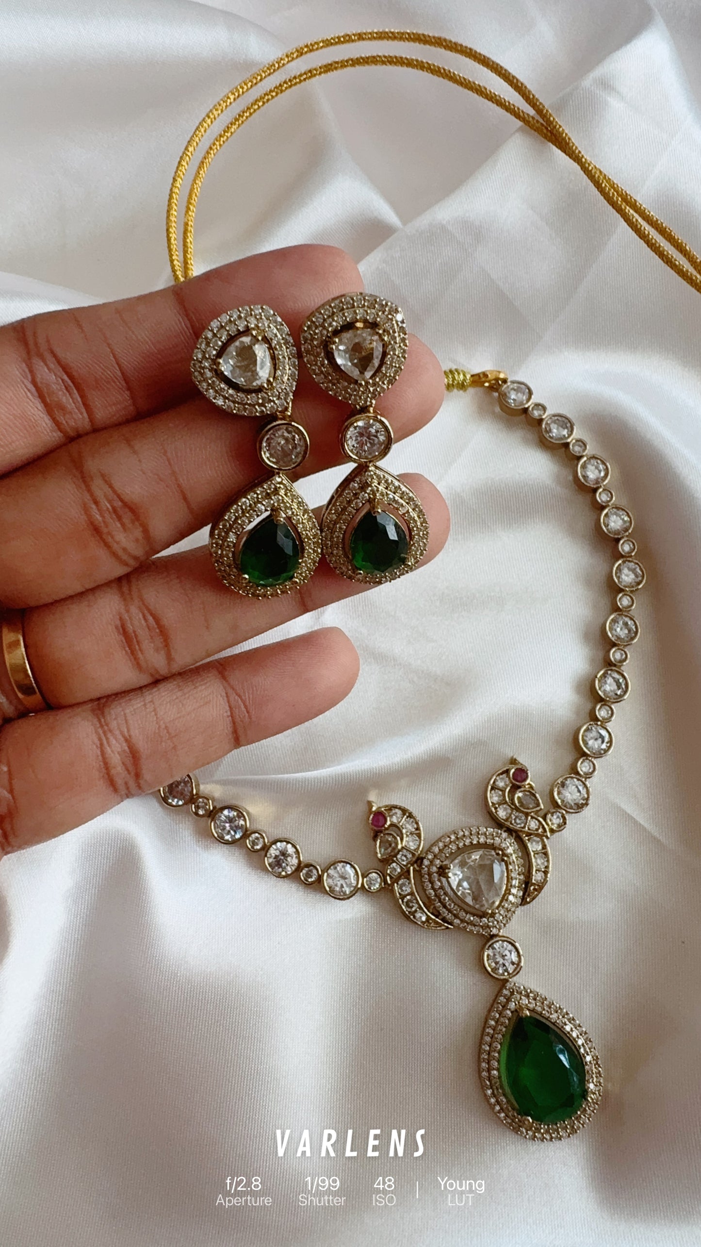 Stylish  neckwear and earrings