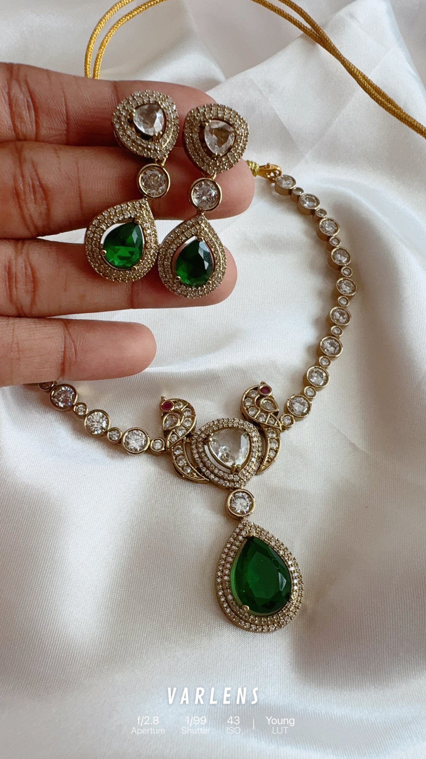 Stylish  neckwear and earrings