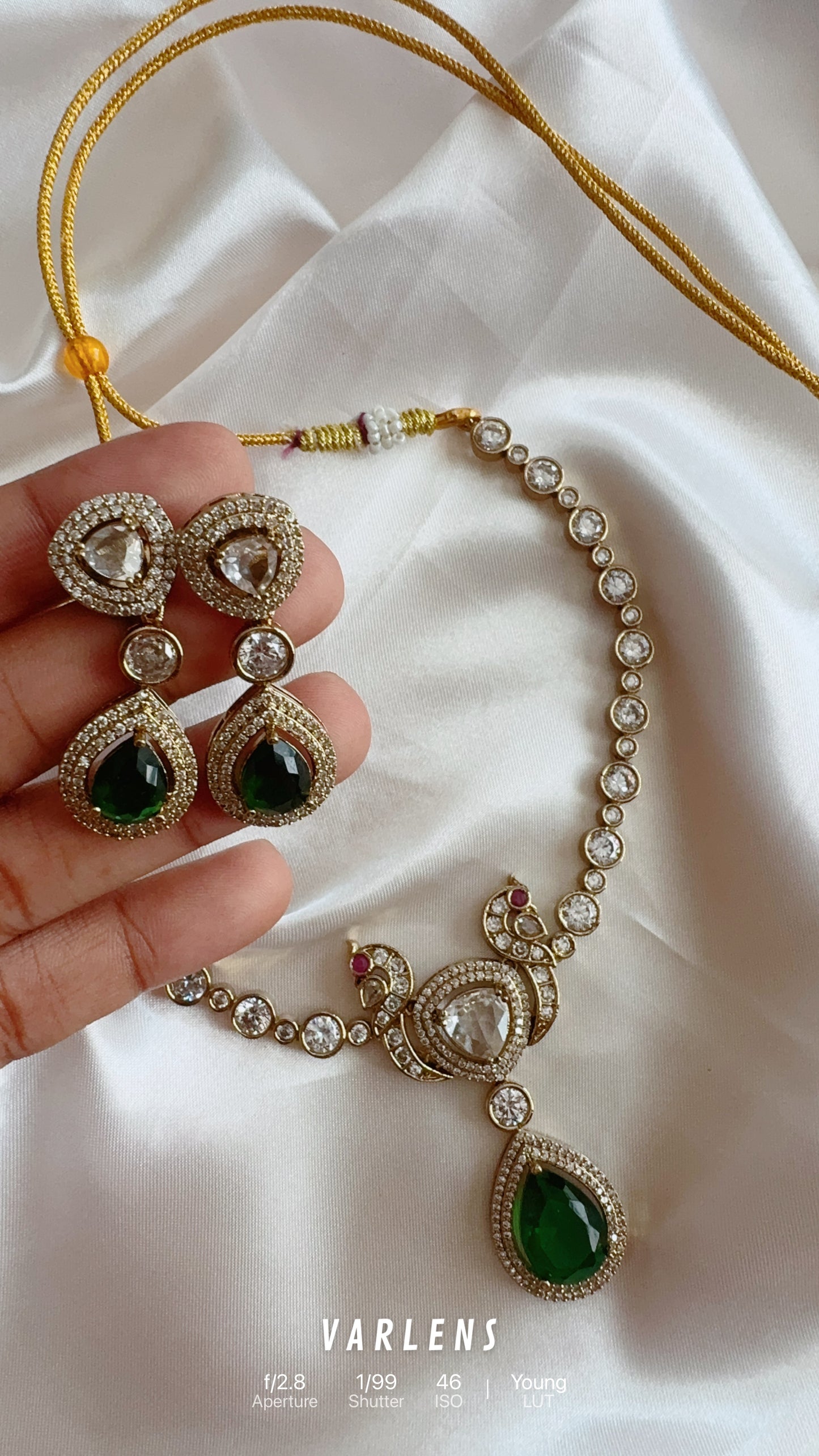 Stylish  neckwear and earrings