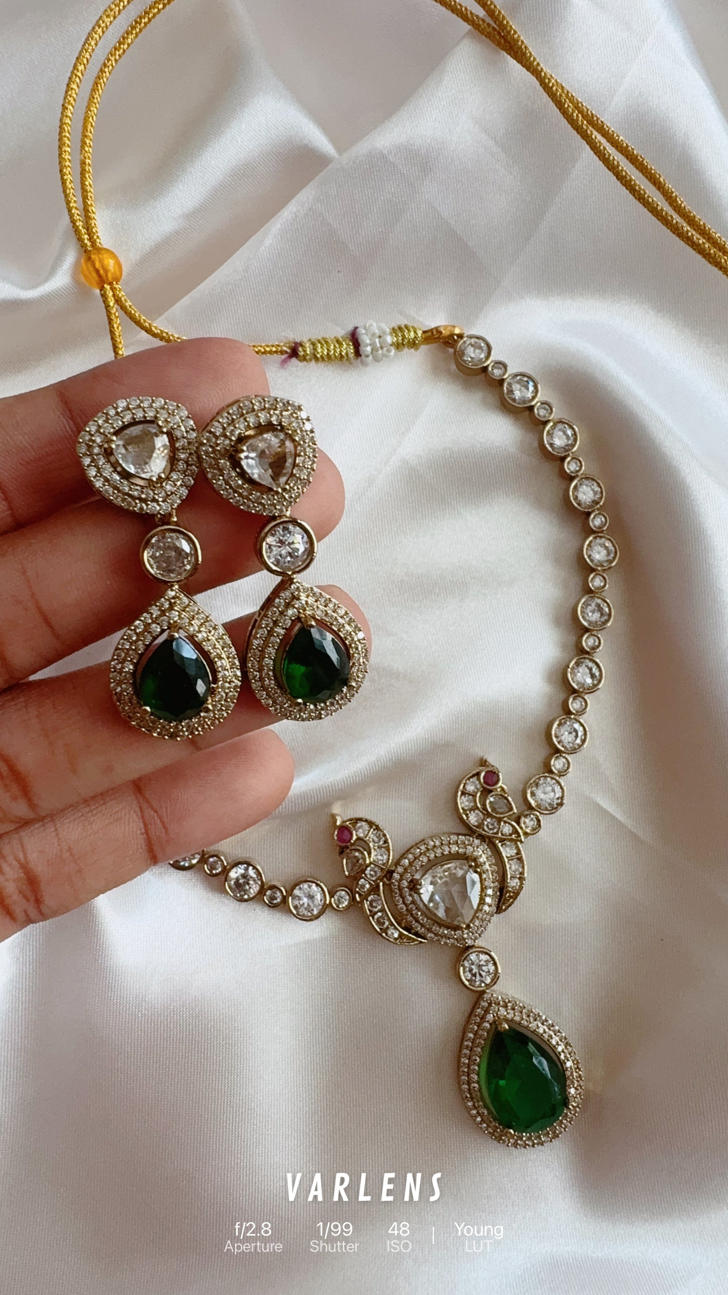 Stylish  neckwear and earrings