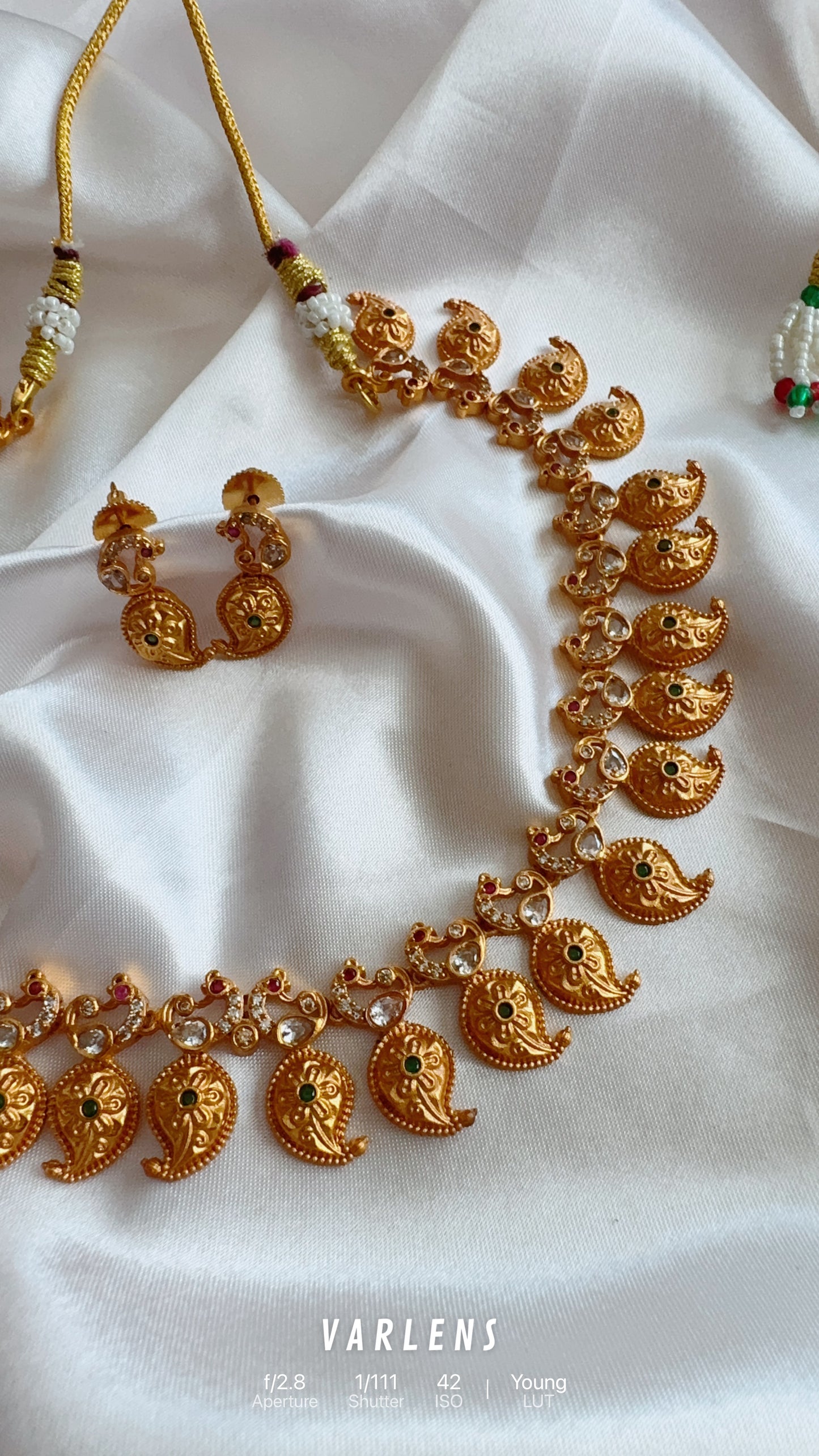 Traditional   neckwear and earrings