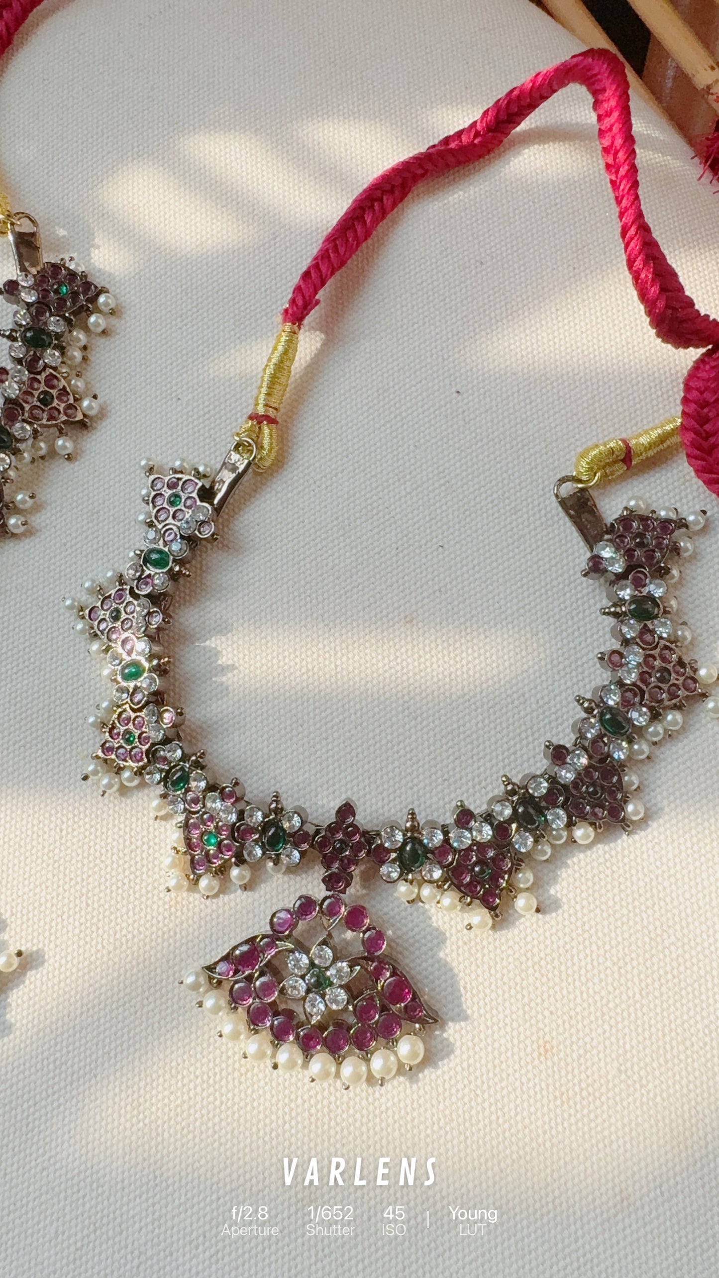 Pre order ! Black Polish Real Kemp necklace