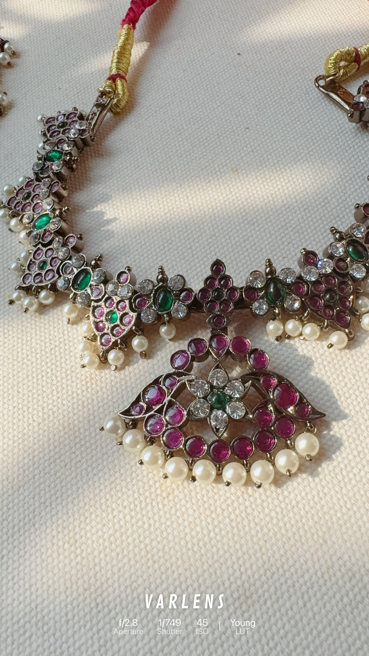 Pre order ! Black Polish Real Kemp necklace