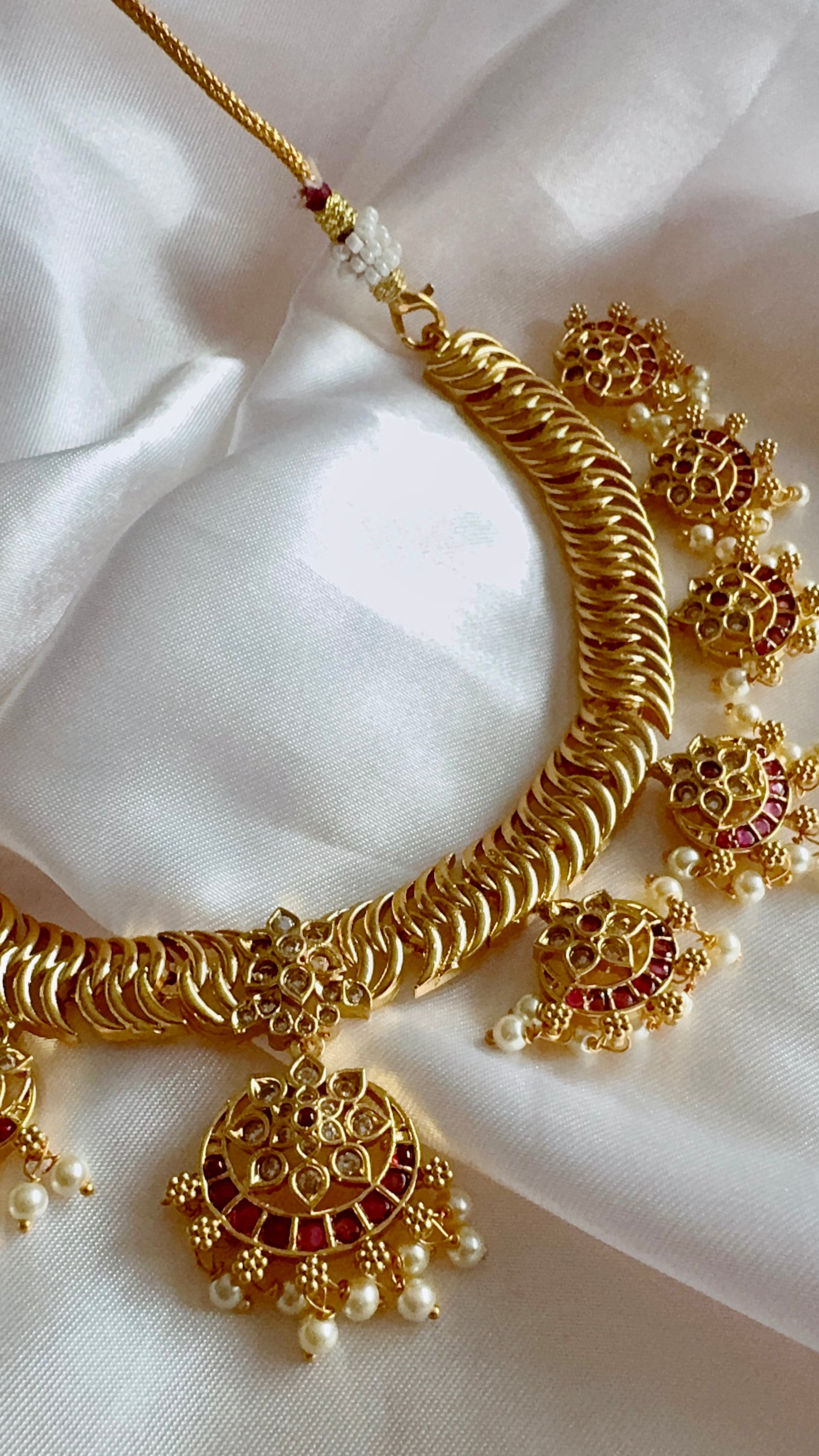 Traditional neckwear  and earrings