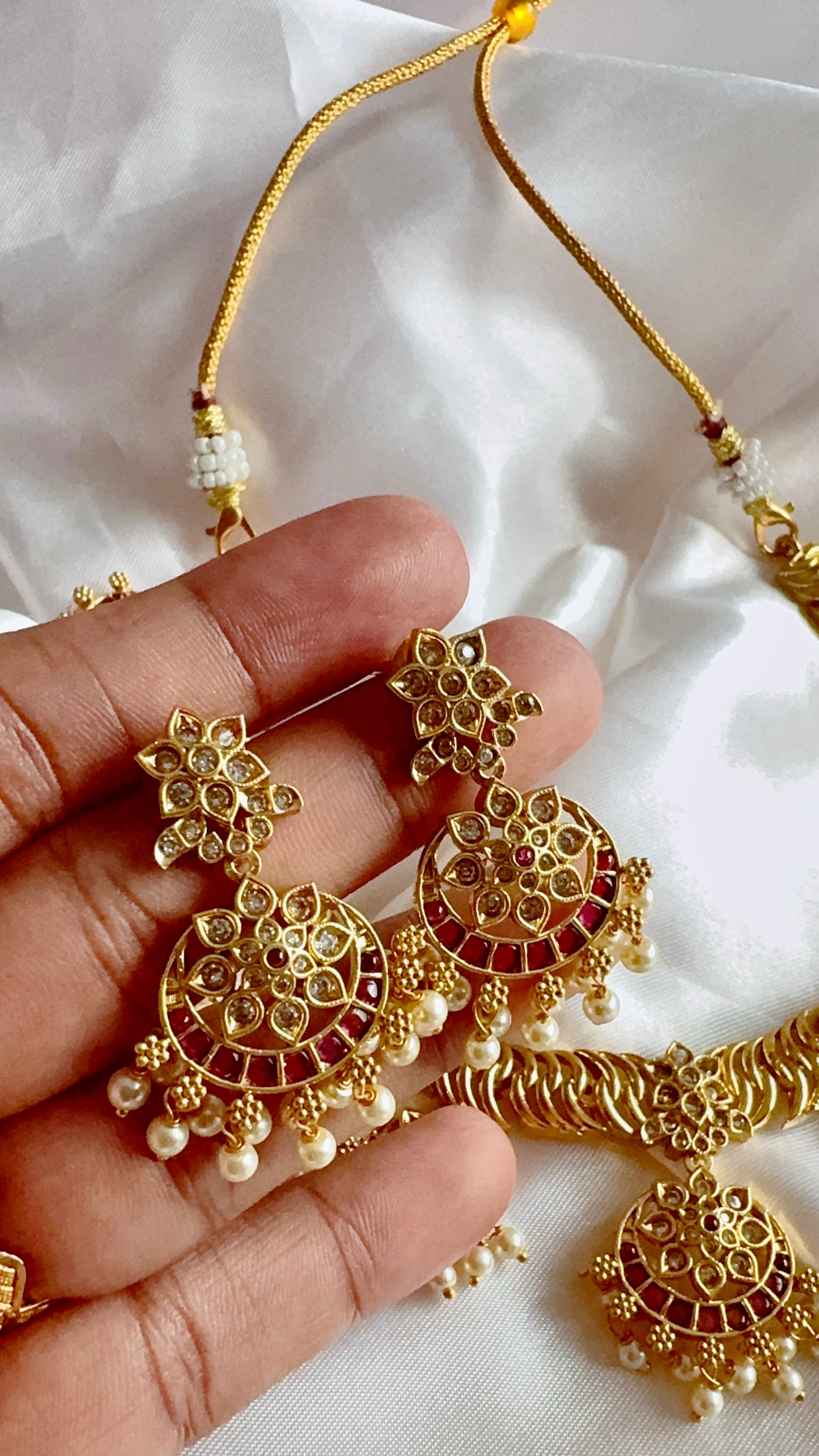 Traditional neckwear  and earrings