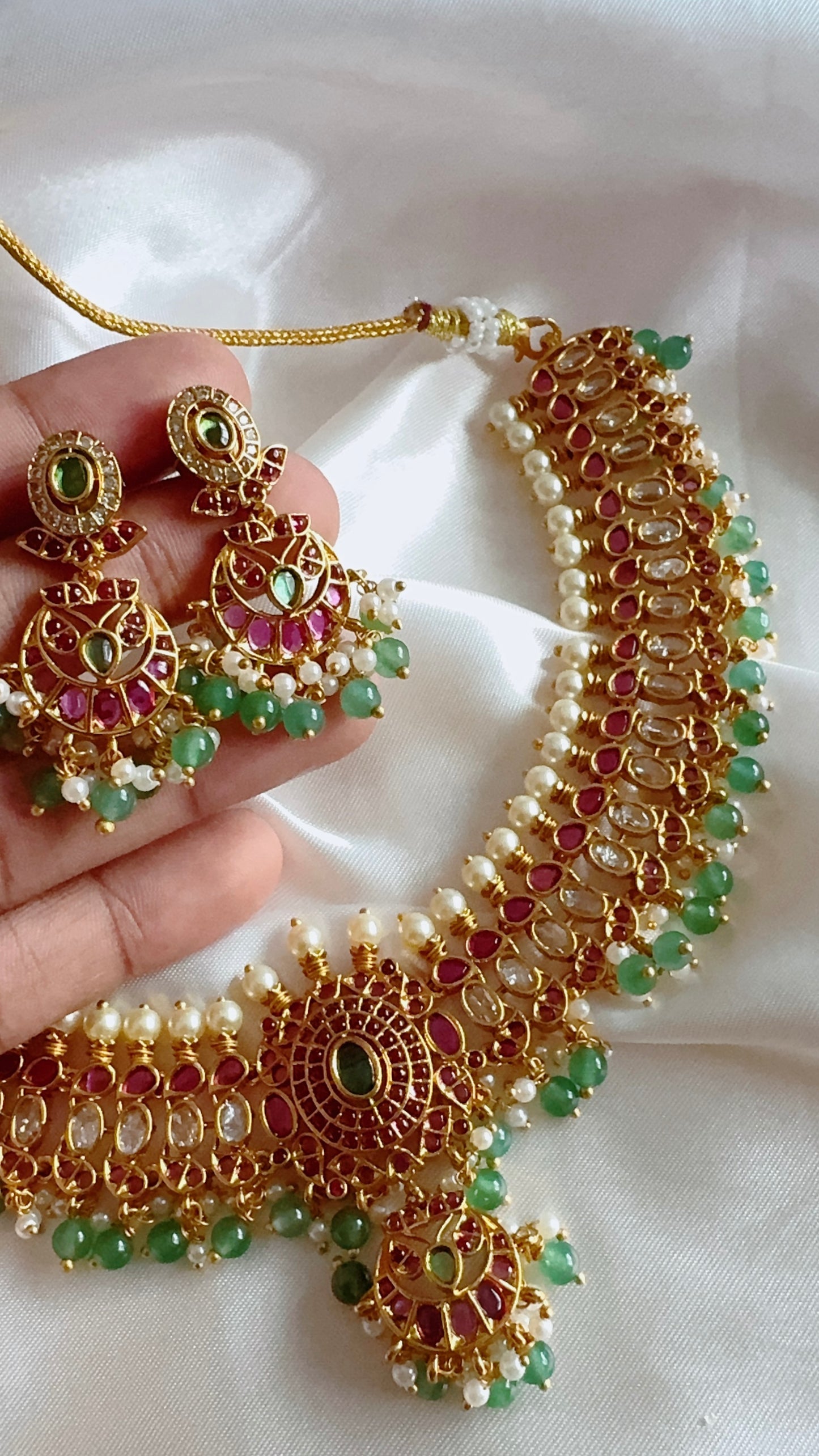 Traditional neckwear  and earrings
