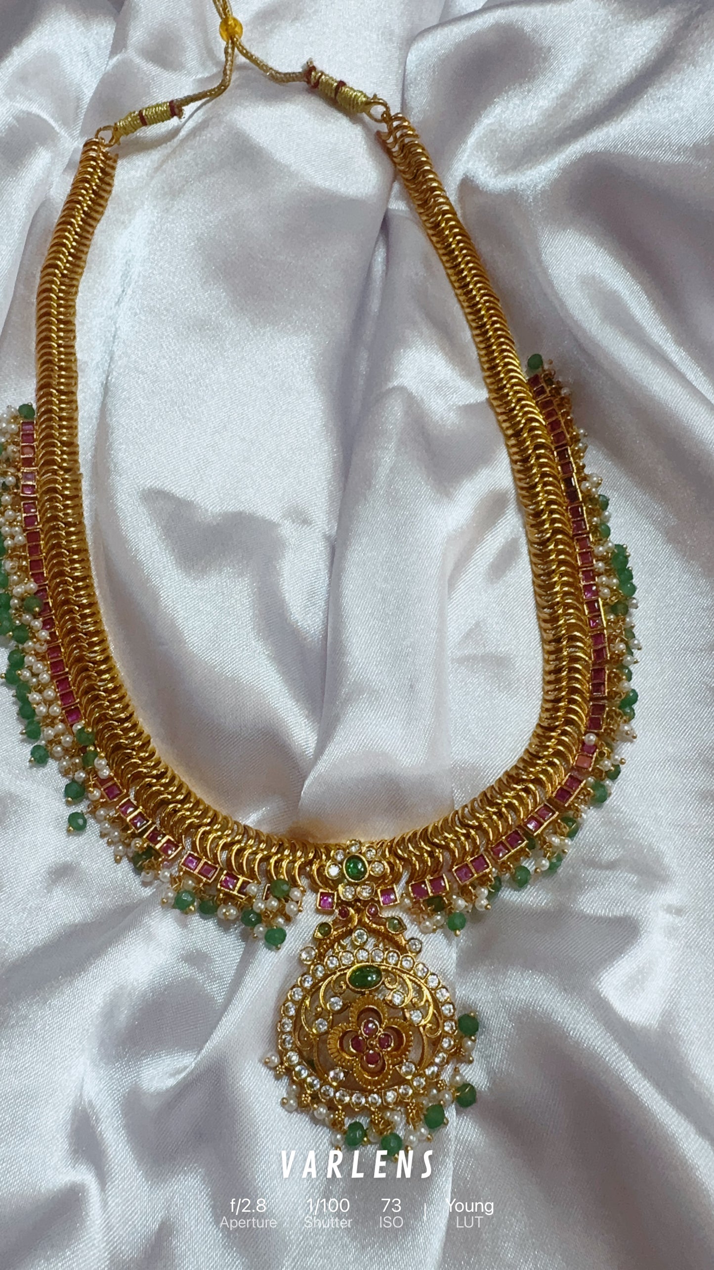 Traditional neckwear and earrings