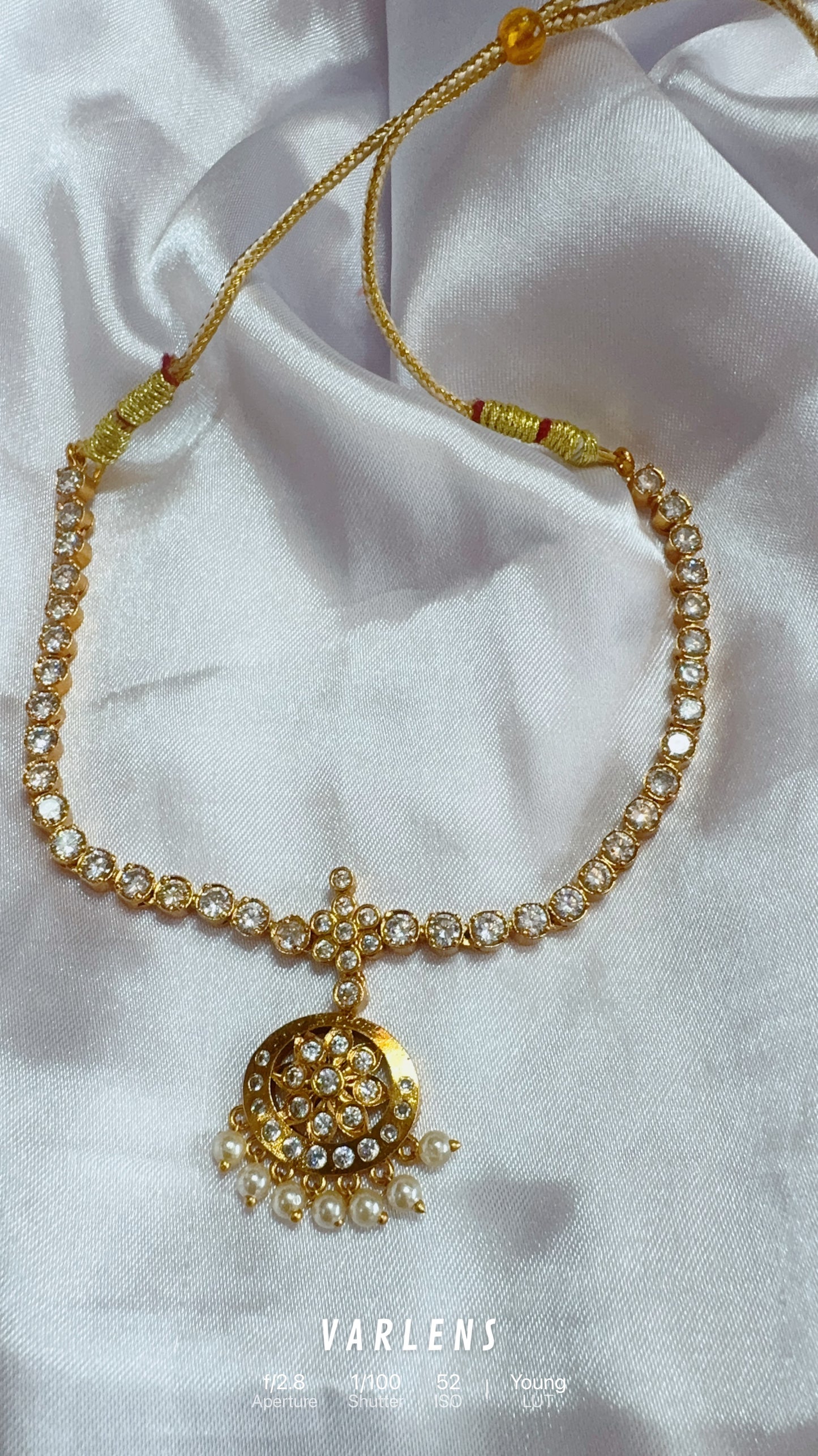 Ruby  stone attigai-Traditional south indian premium neckwear with earrings