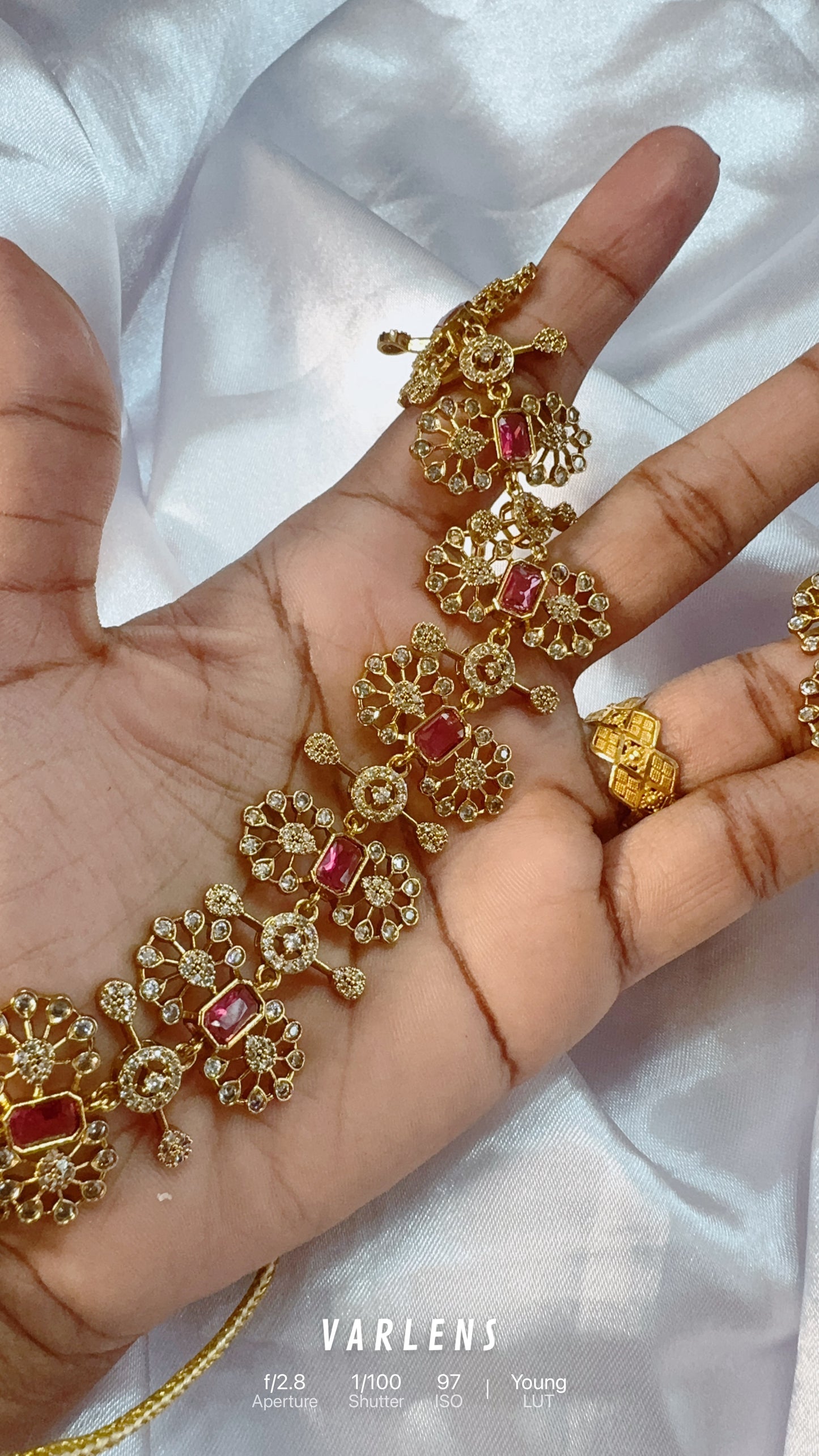 Traditional neckwear and earrings