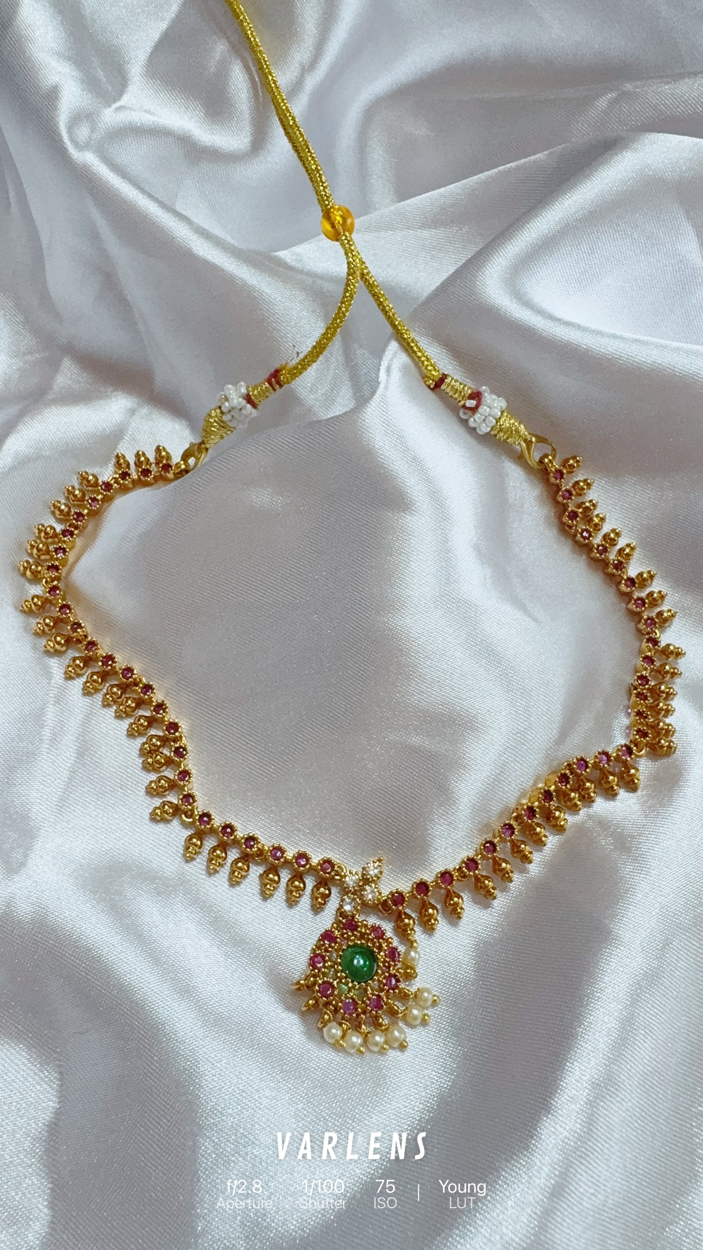 Traditional neckwear and earrings