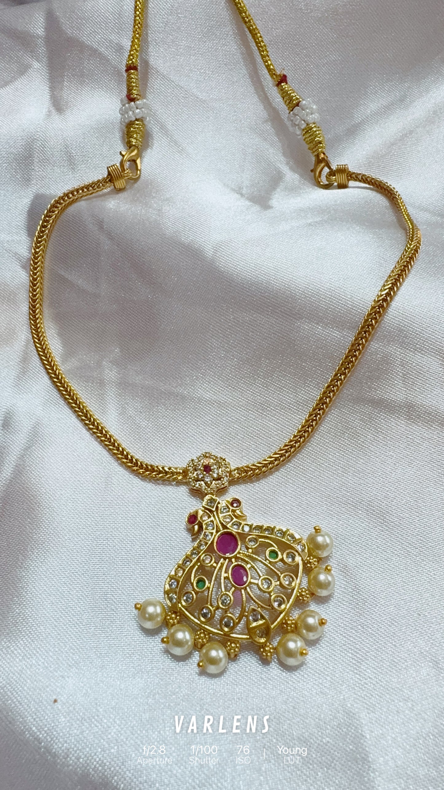 Traditional neckwear and earrings
