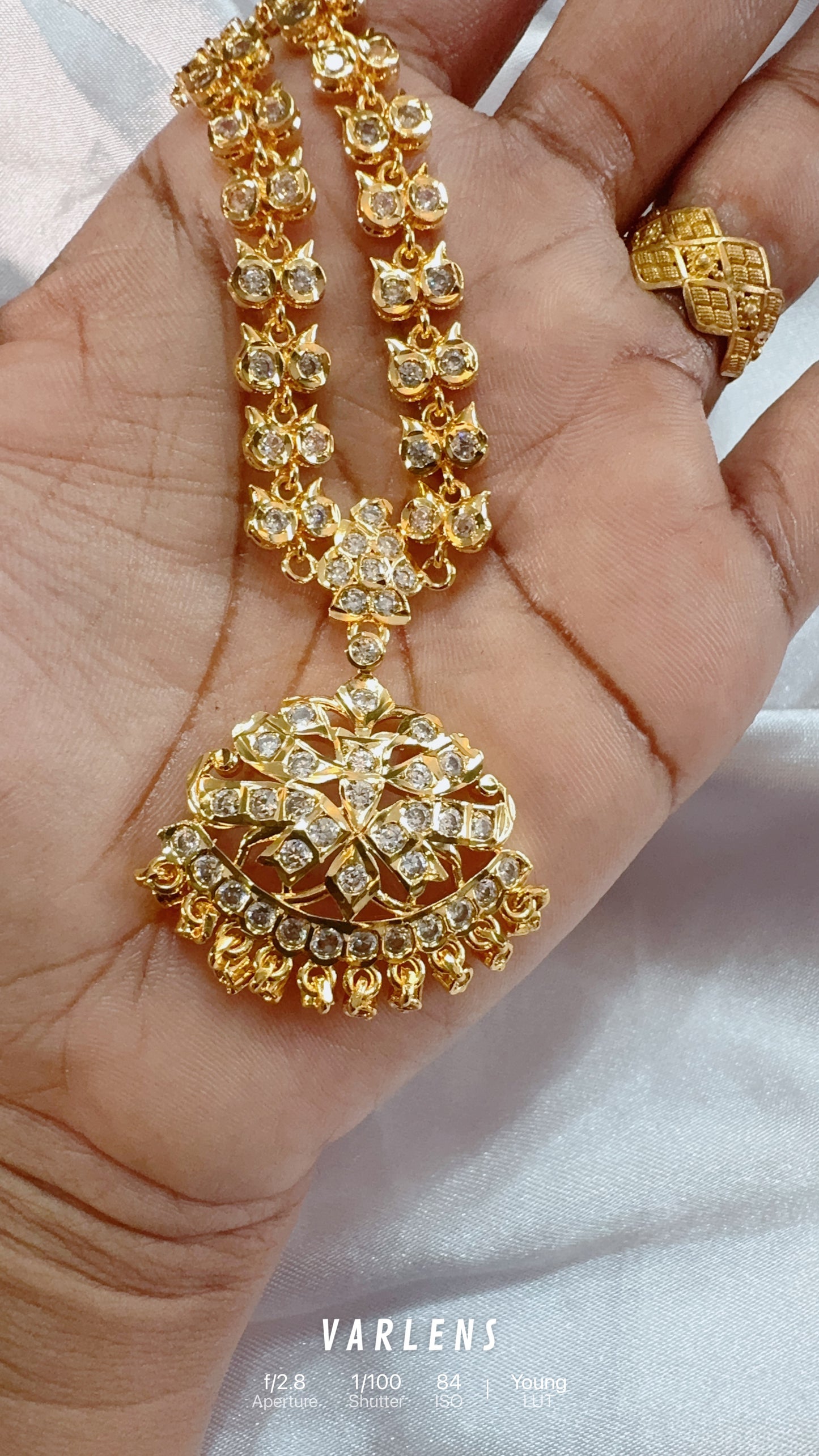 Traditional neckwear and earrings