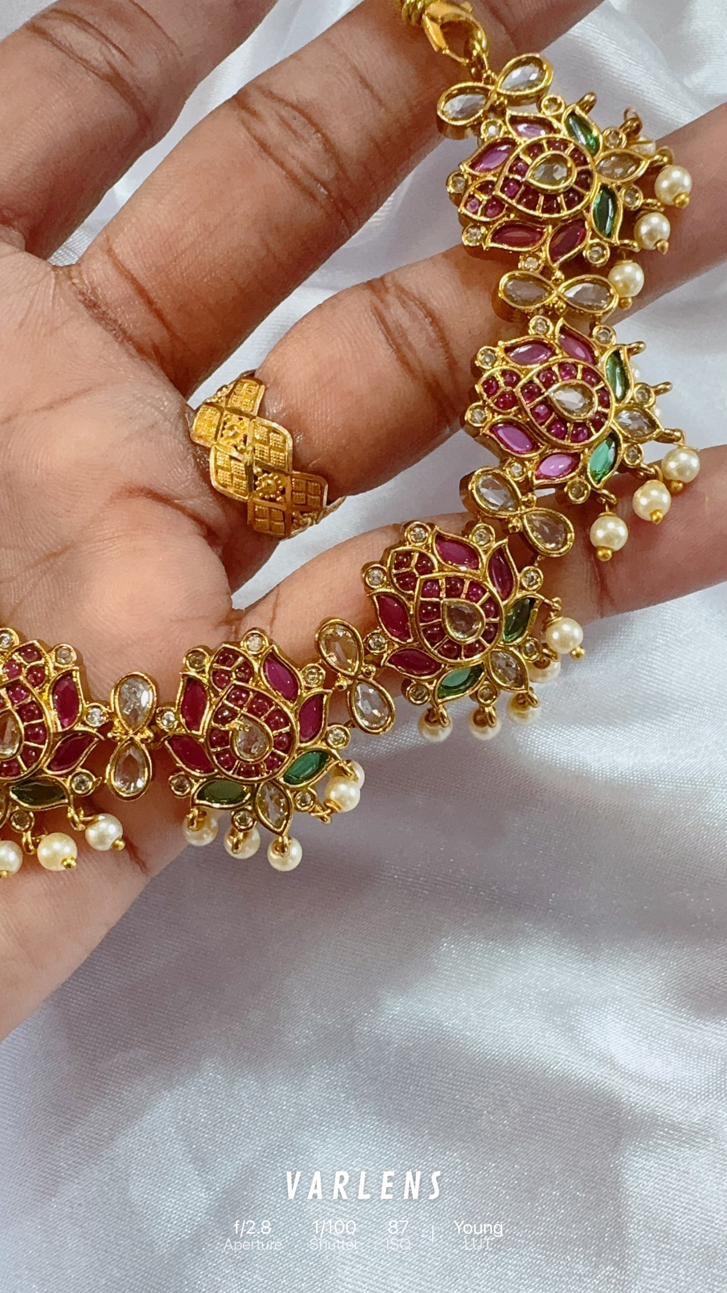 Traditional neckwear and earrings
