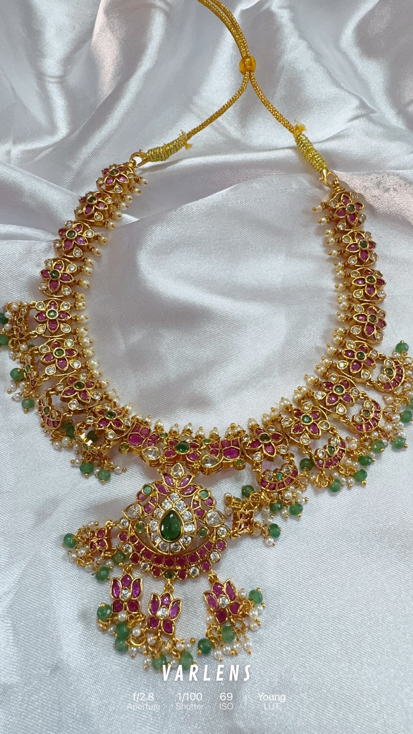 Traditional neckwear and earrings