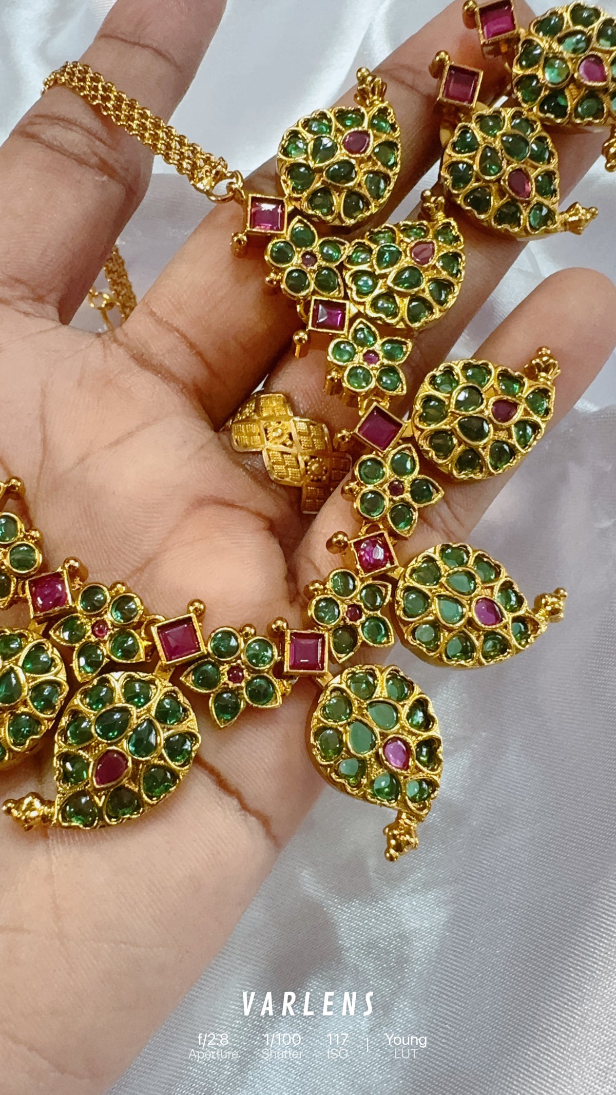 Traditional neckwear and earrings