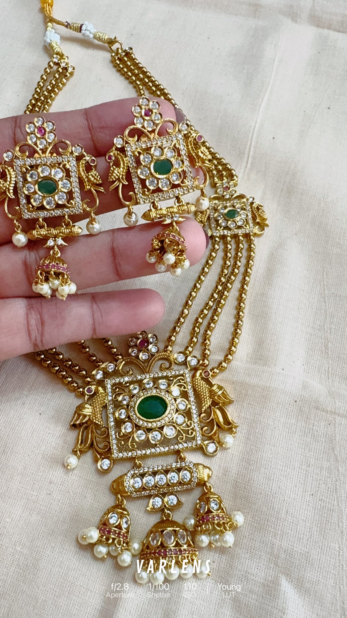 Traditional neckwear and earrings