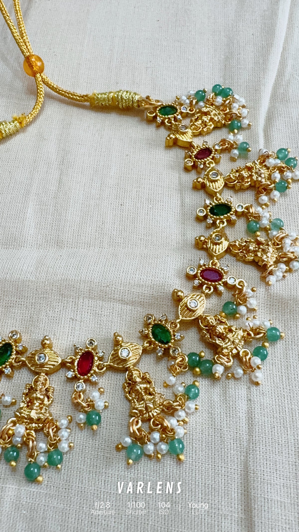 Traditional neckwear and earrings