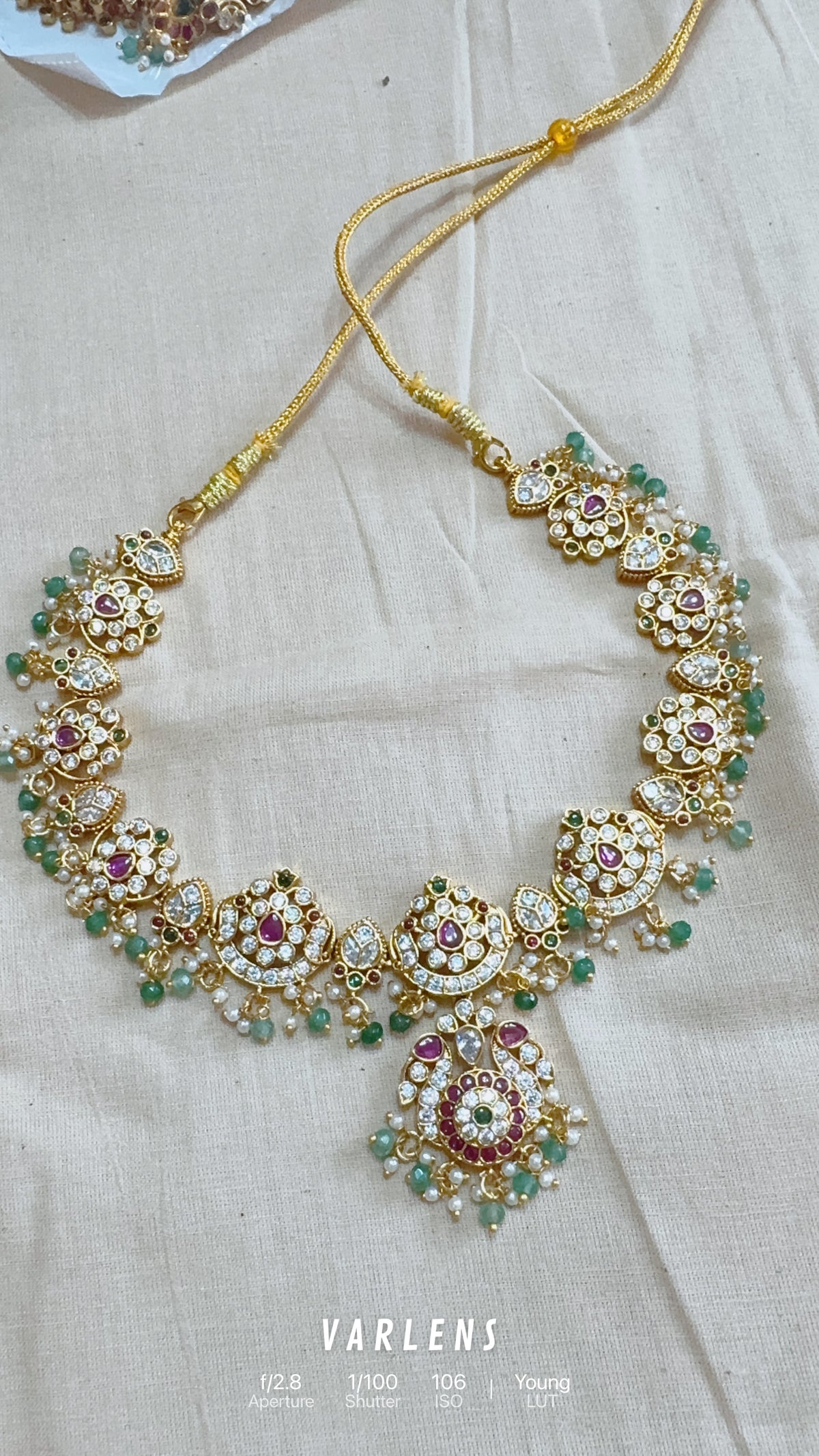 Traditional neckwear and earrings