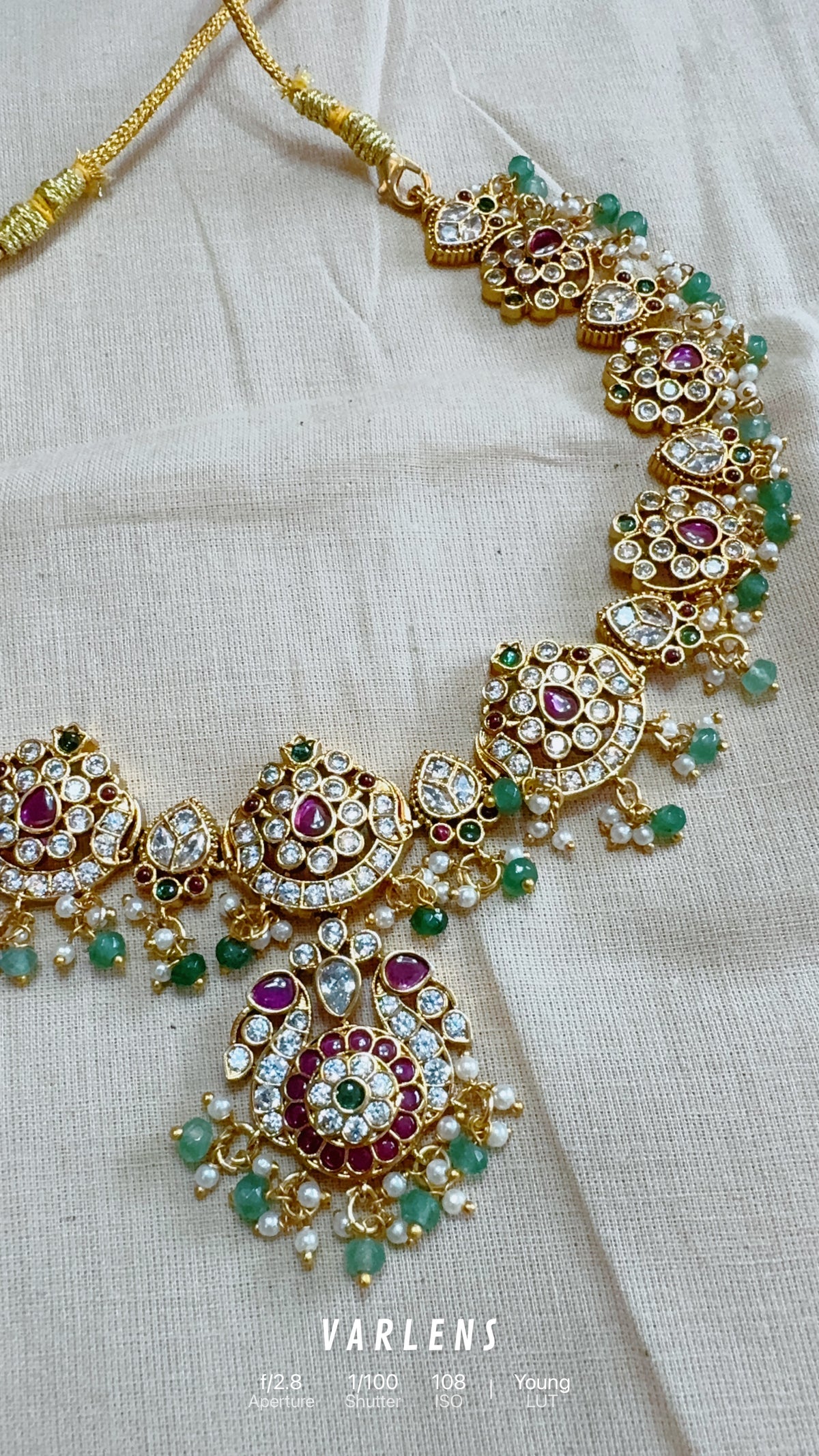 Traditional neckwear and earrings