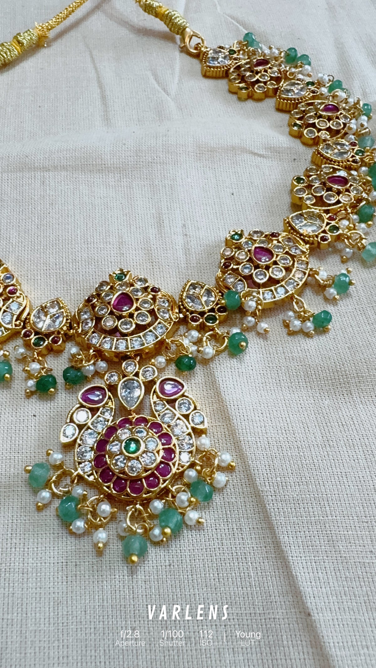 Traditional neckwear and earrings