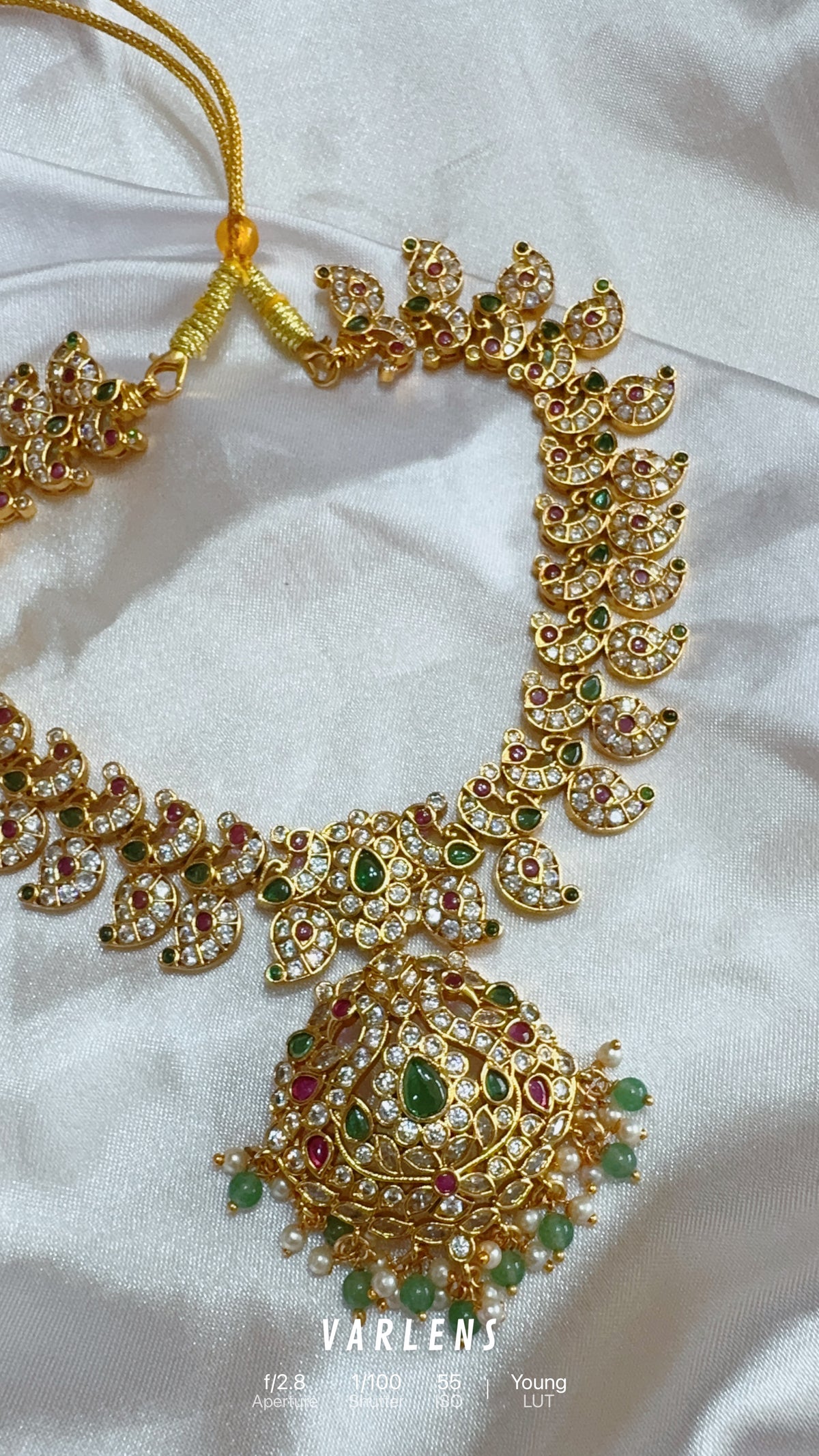 Traditional neckwear and earrings