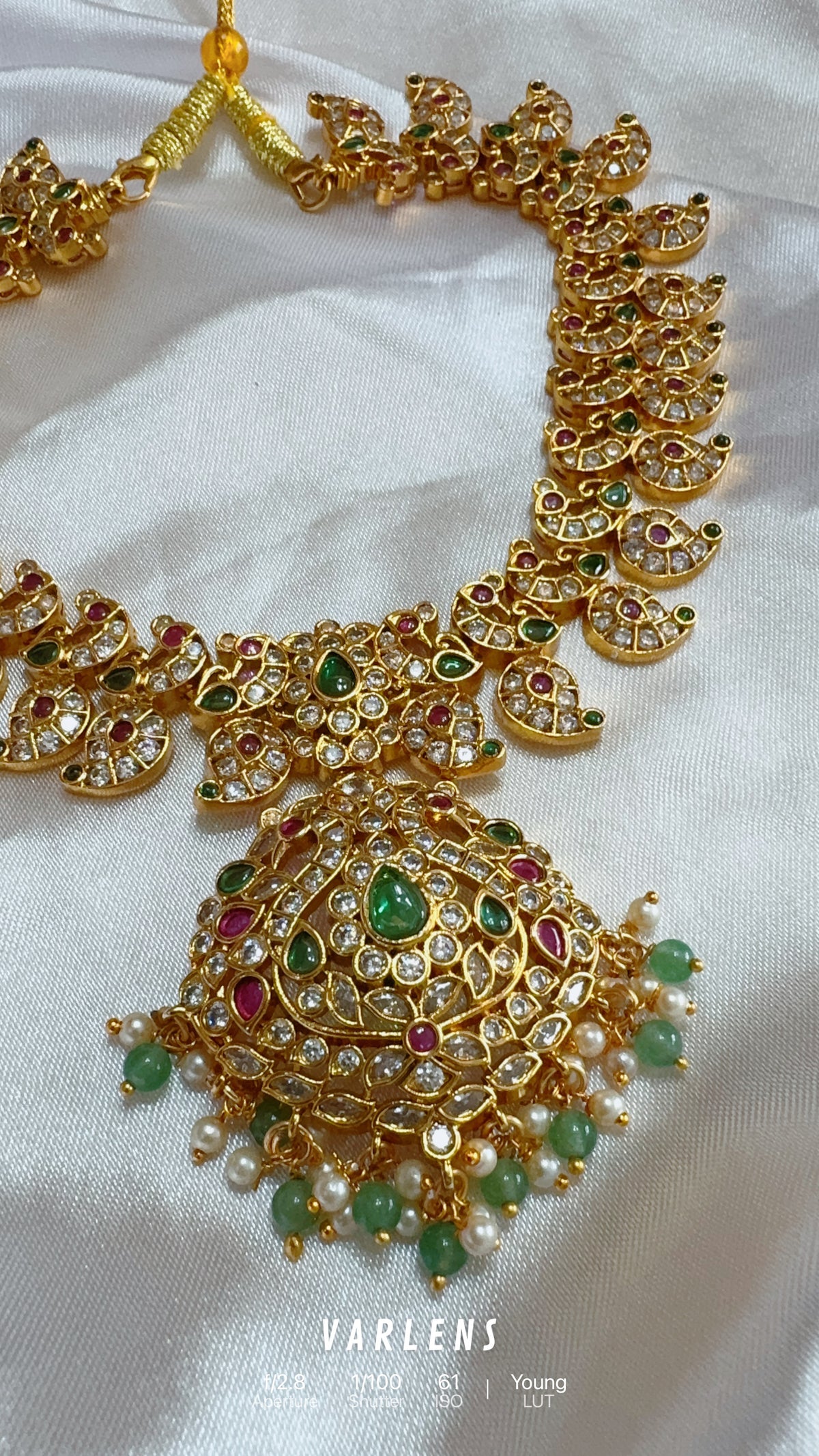 Traditional neckwear and earrings