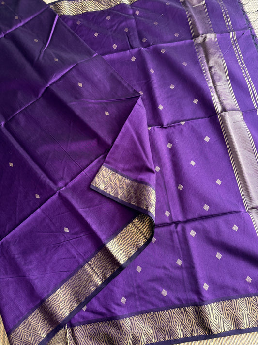 Pure Handloom Maheswar Silk Cotton Saree