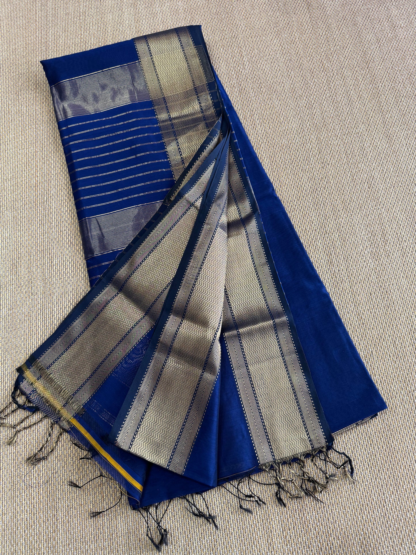 Pure Handloom Maheswar Silk Cotton Saree