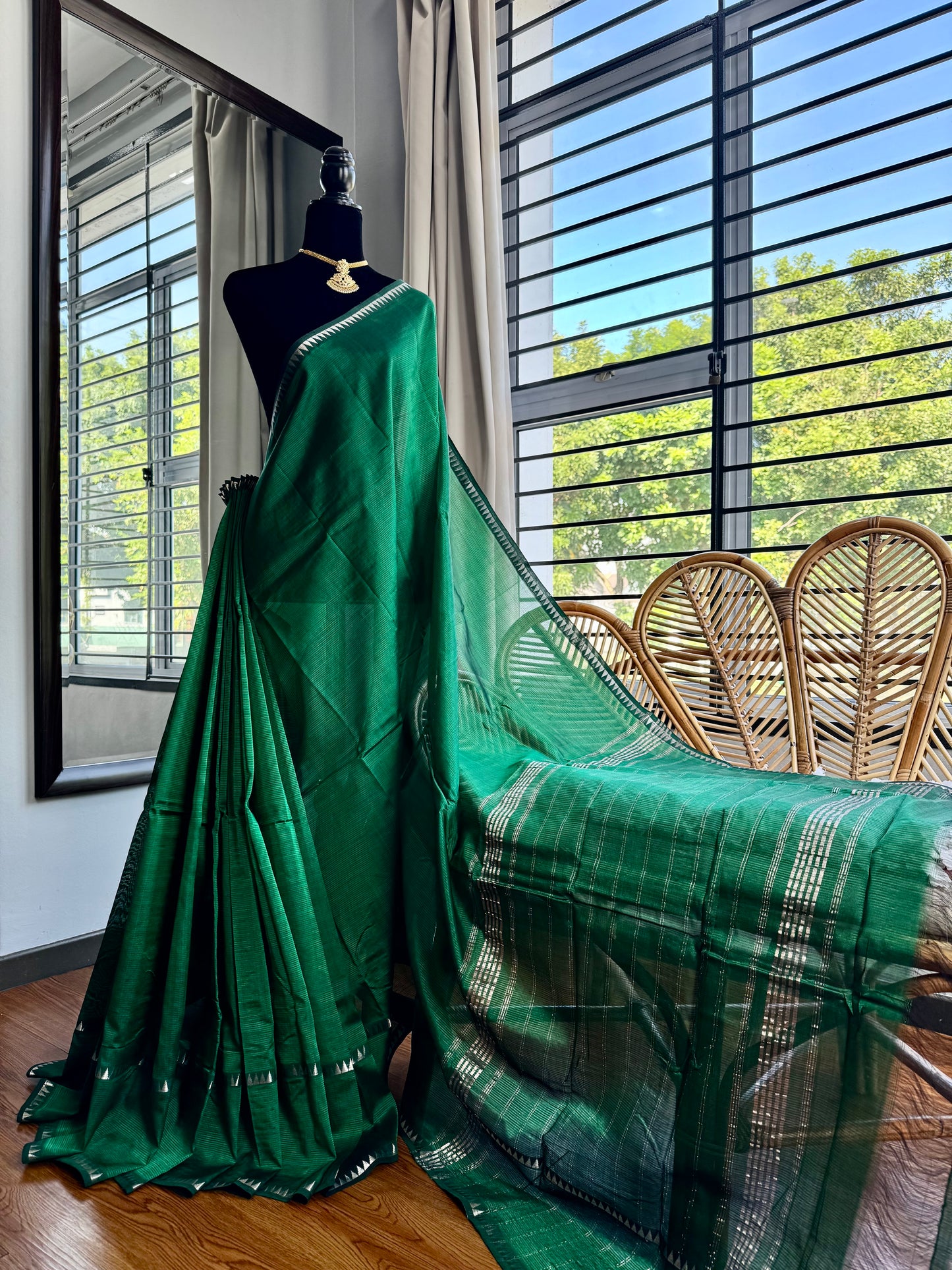 Pattu by cotton MAnglagiry saree