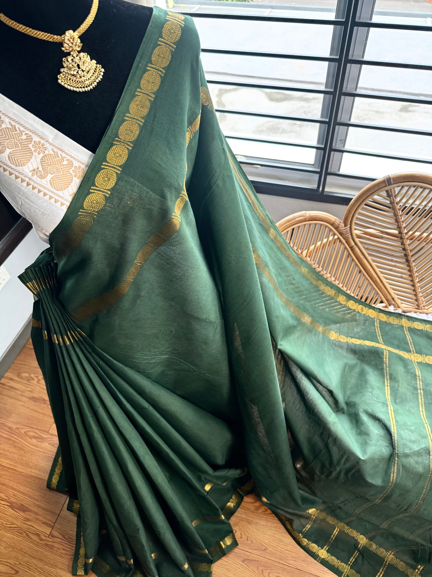 Sungudi cotton saree
