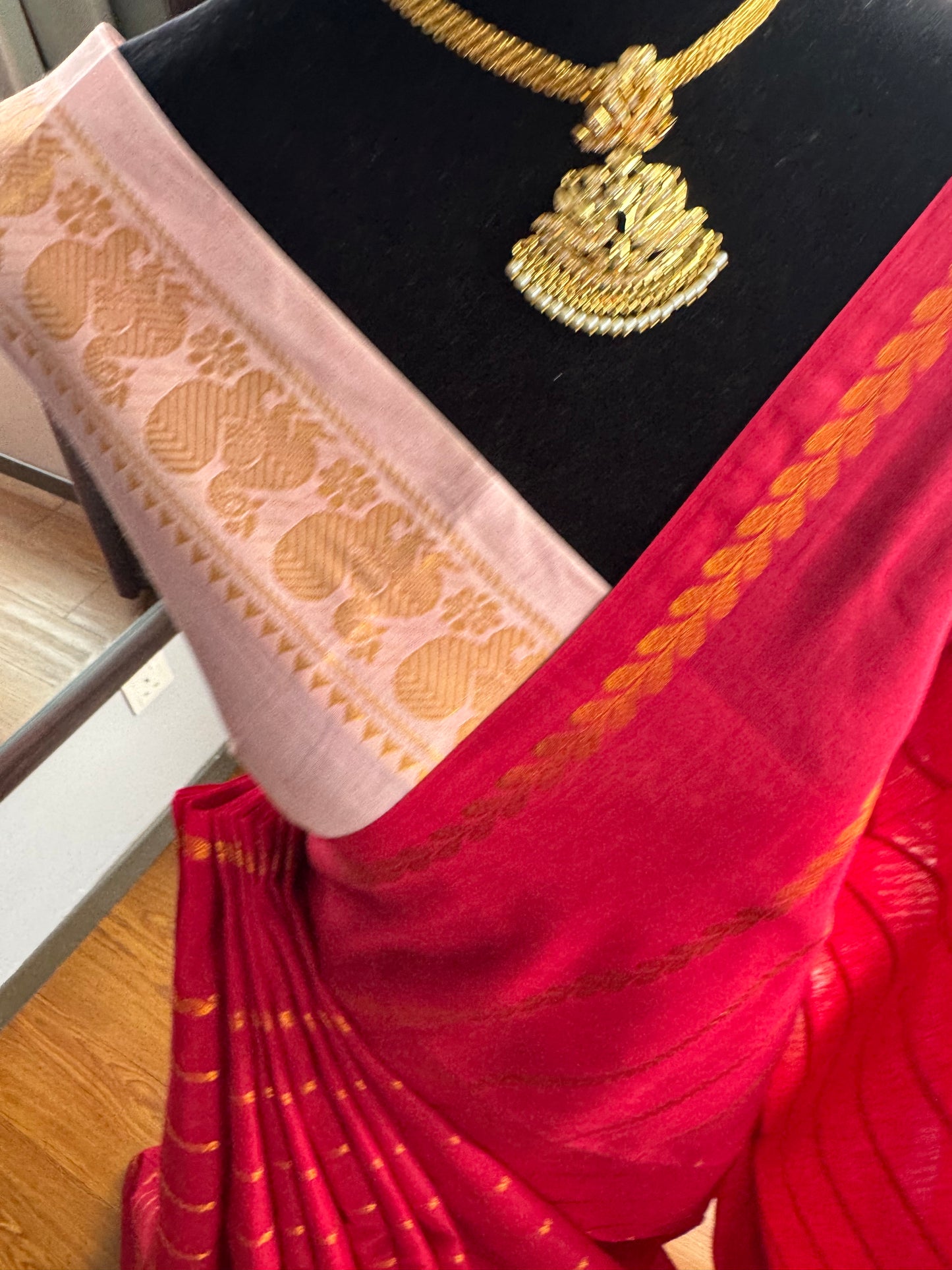 Sungudi cotton saree