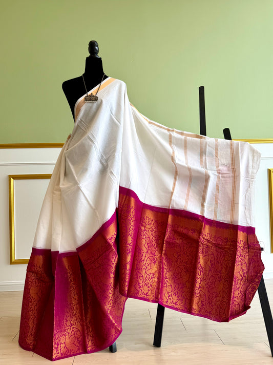 Madurai Vanasinggaram Cotton Saree