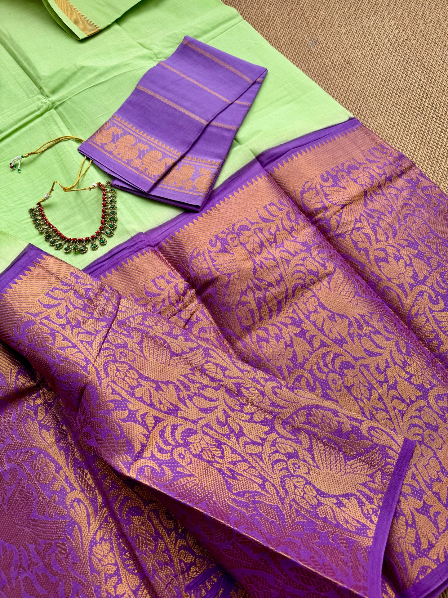 Madurai Vanasinggaram Cotton Saree